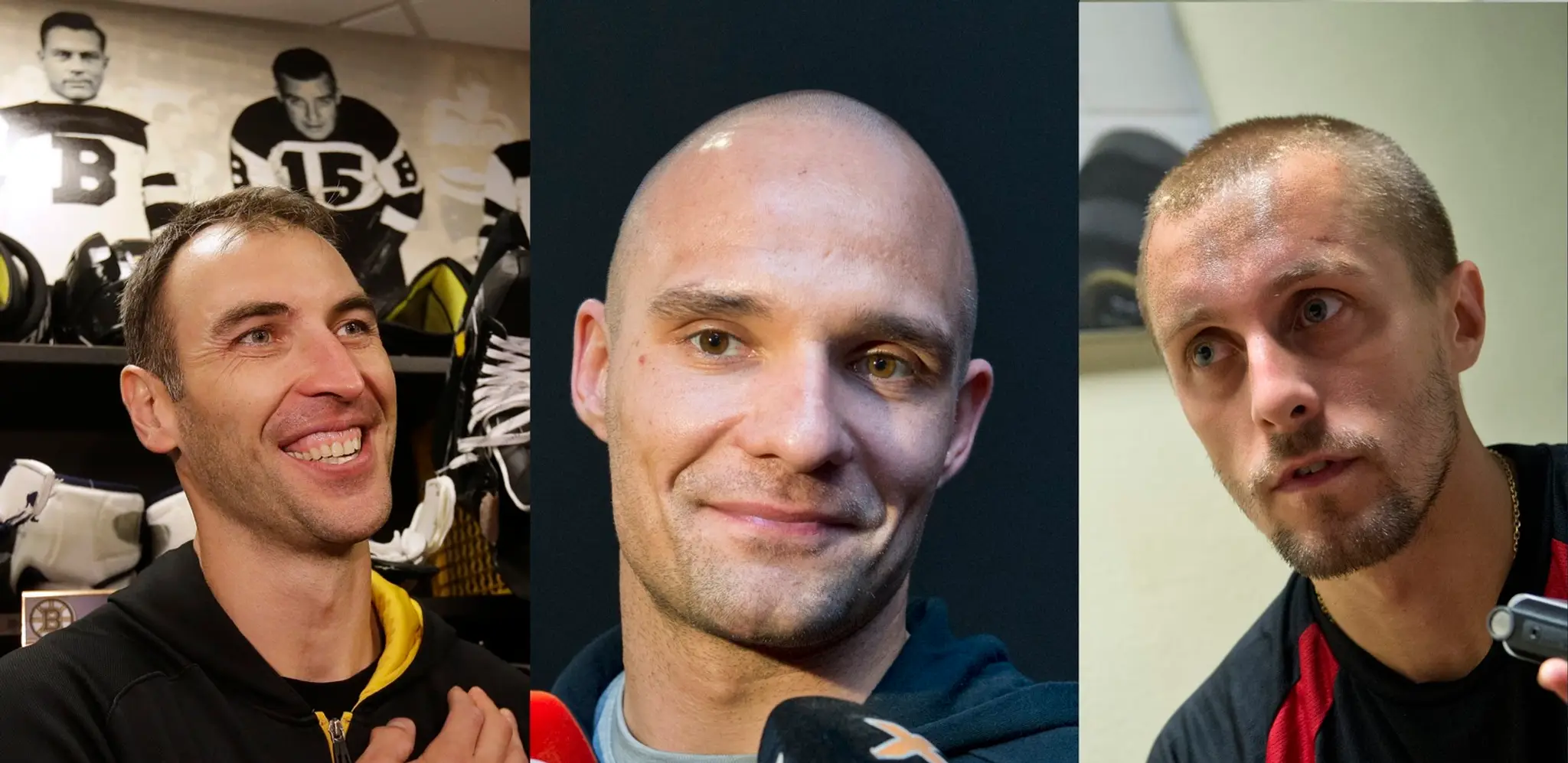 Zdeno Chára, Andrej Sekera, Jaroslav Halák