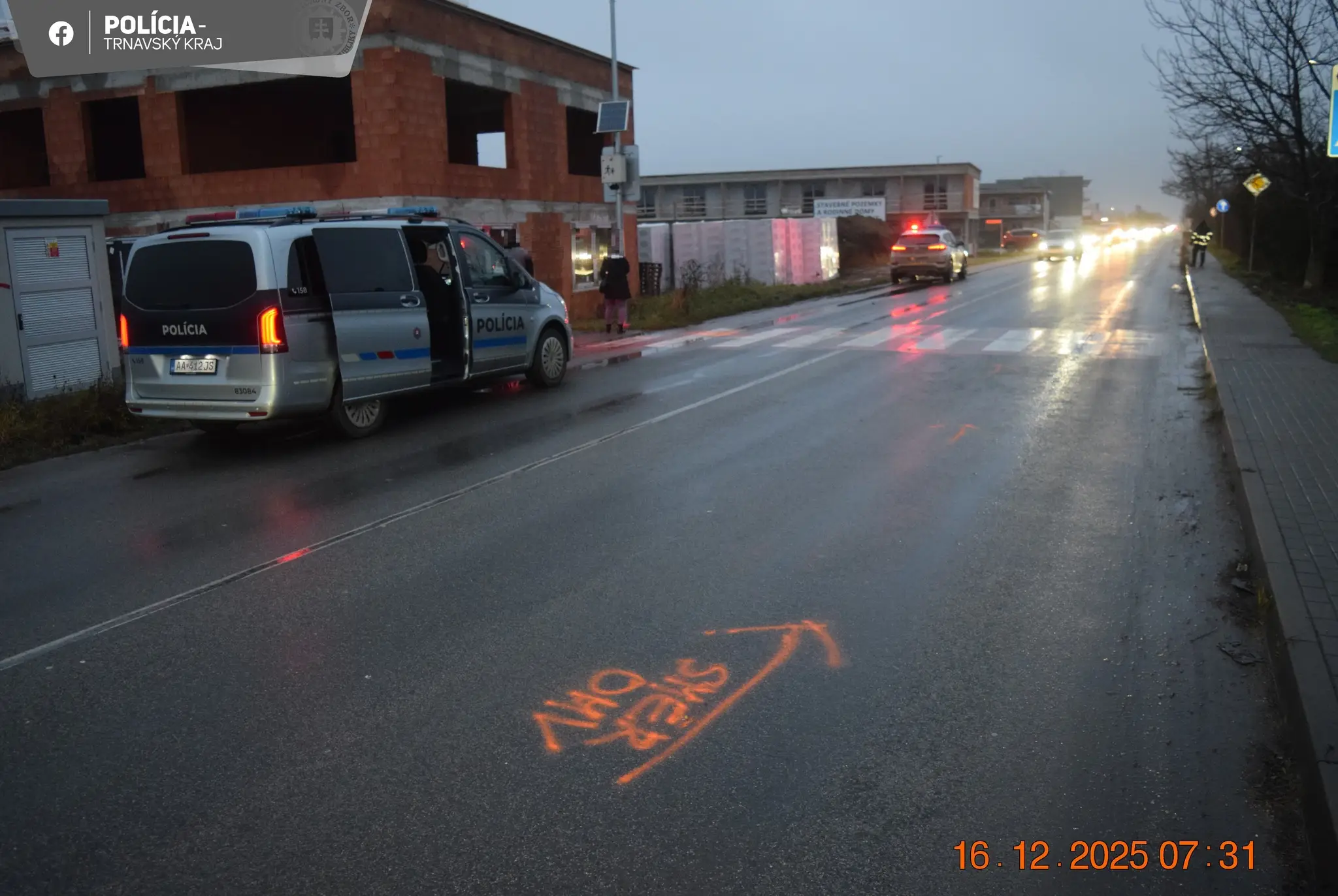 Tragická dopravná nehoda v obci Kvetoslavov