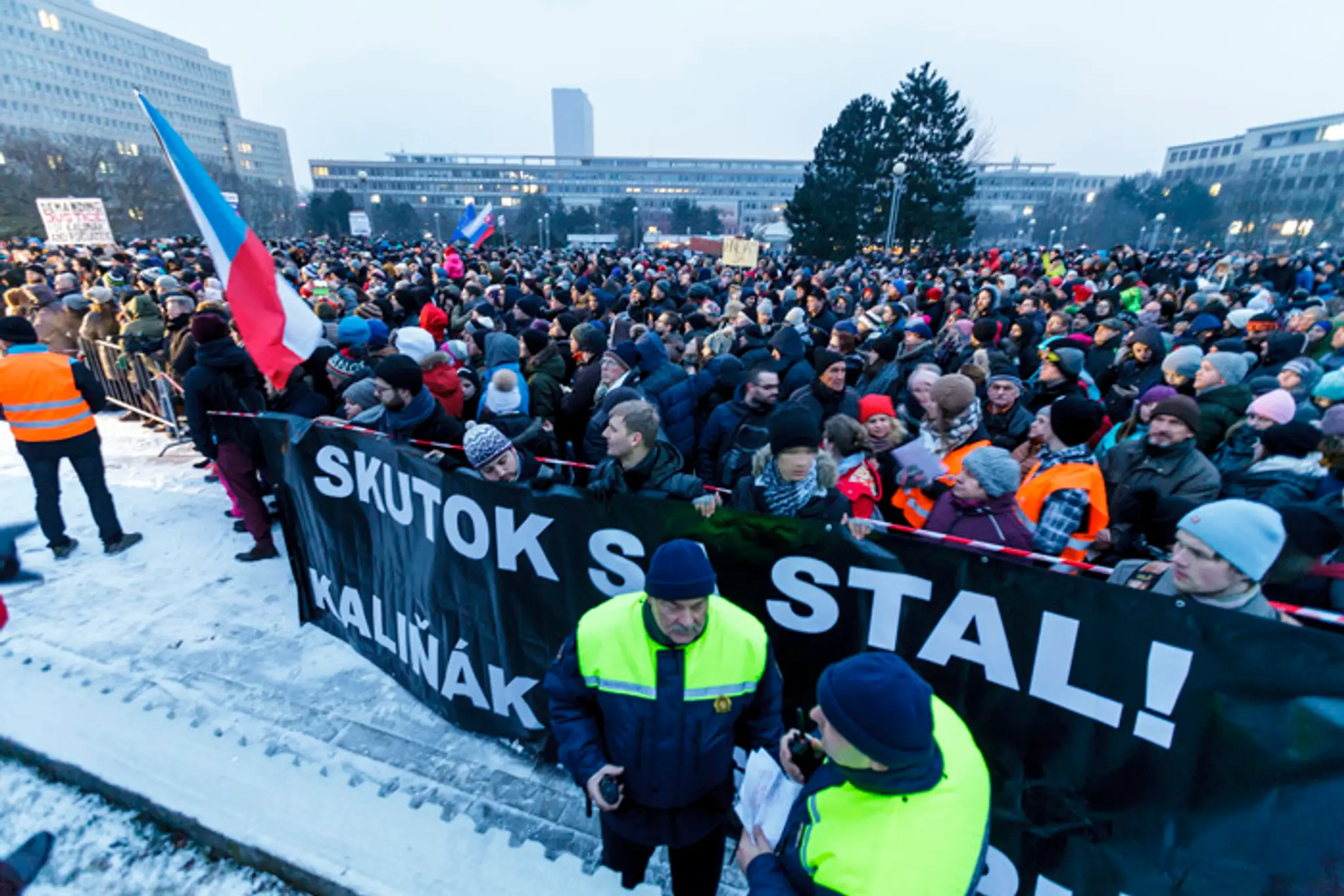 Spomienkový pochod na zavraždeného novinára Jána Kuciaka a jeho partnerku Martinu Kušnírovú. 