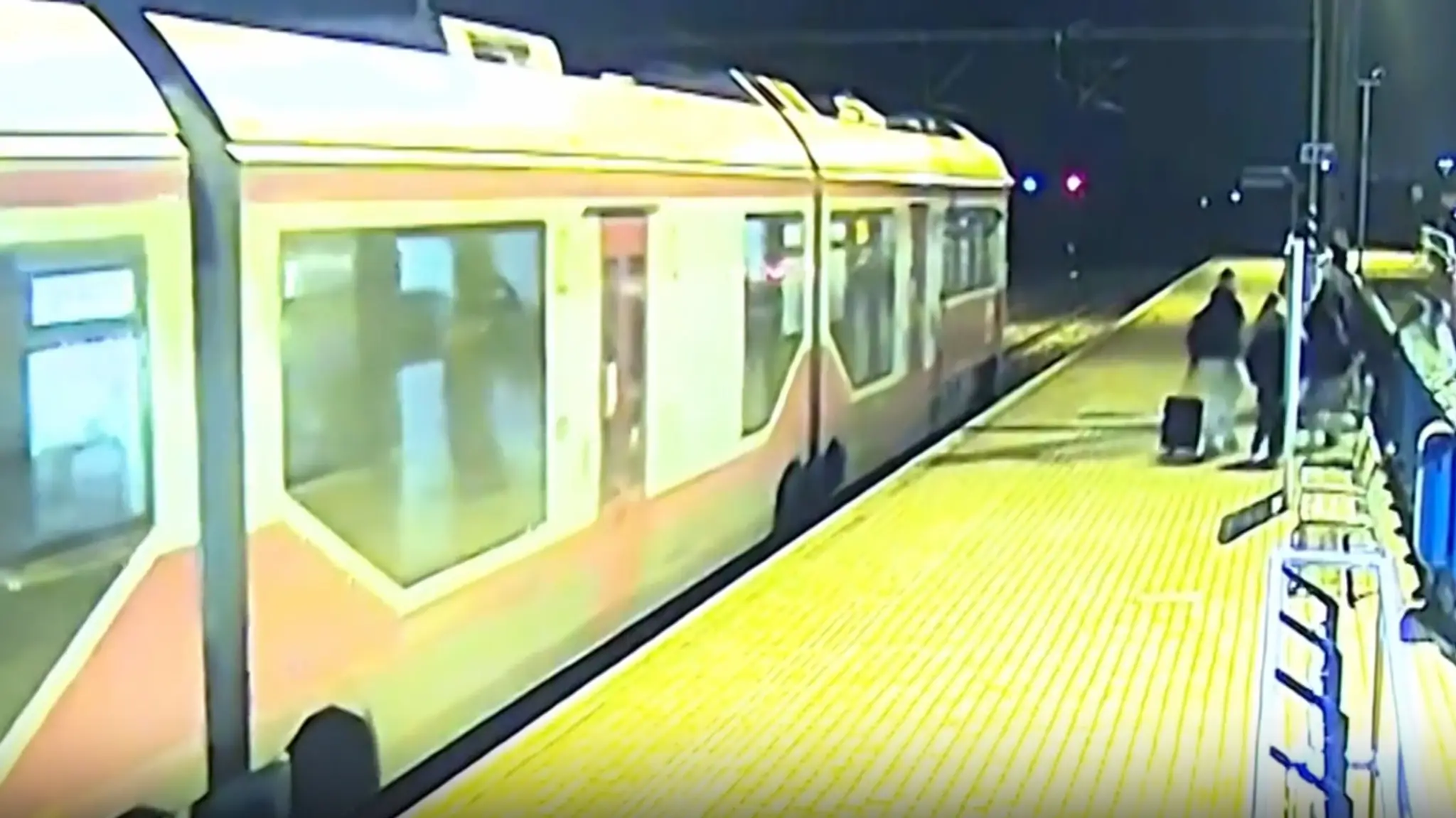 Snímka z videa pred zrážkou pri Pezinku. 