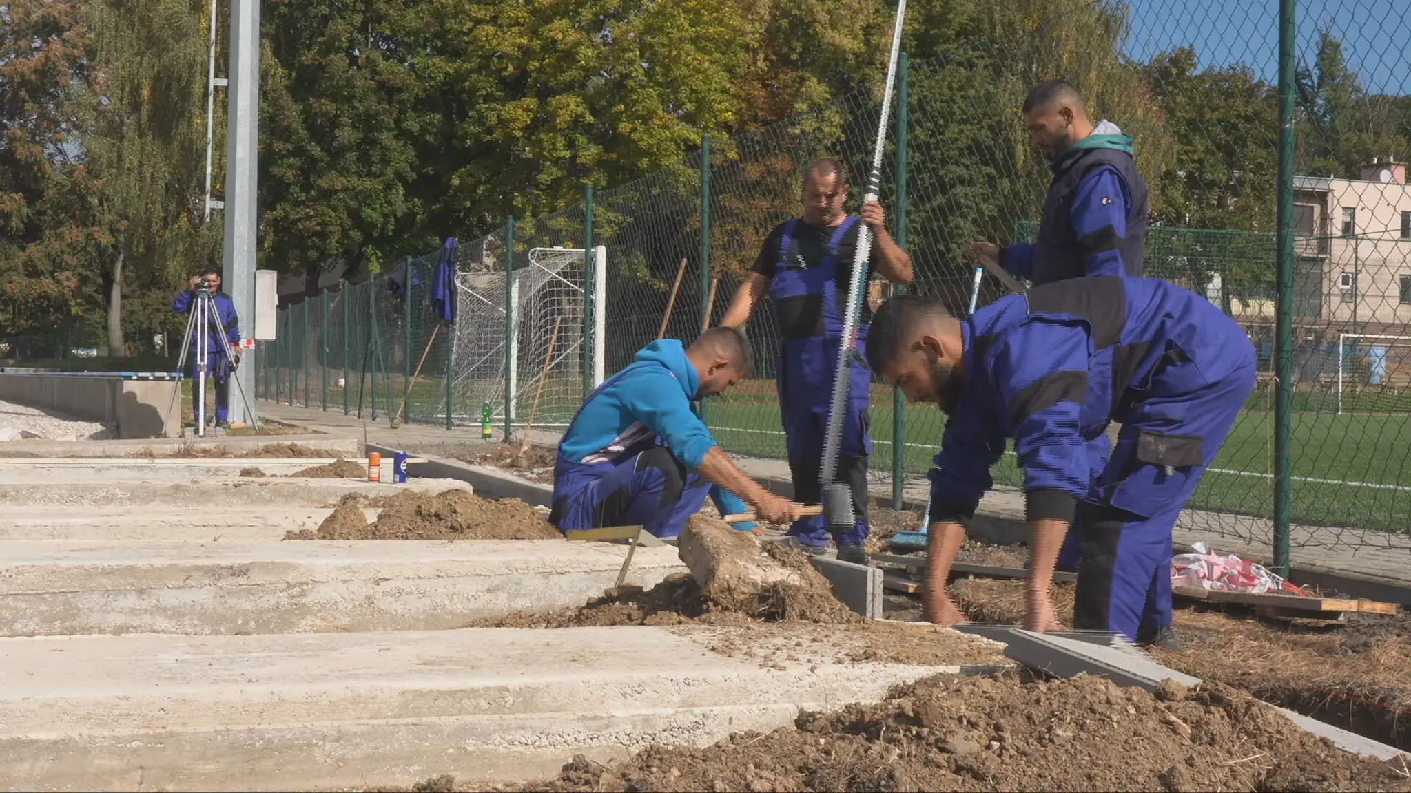 práca mestského podniku v Trebišove 