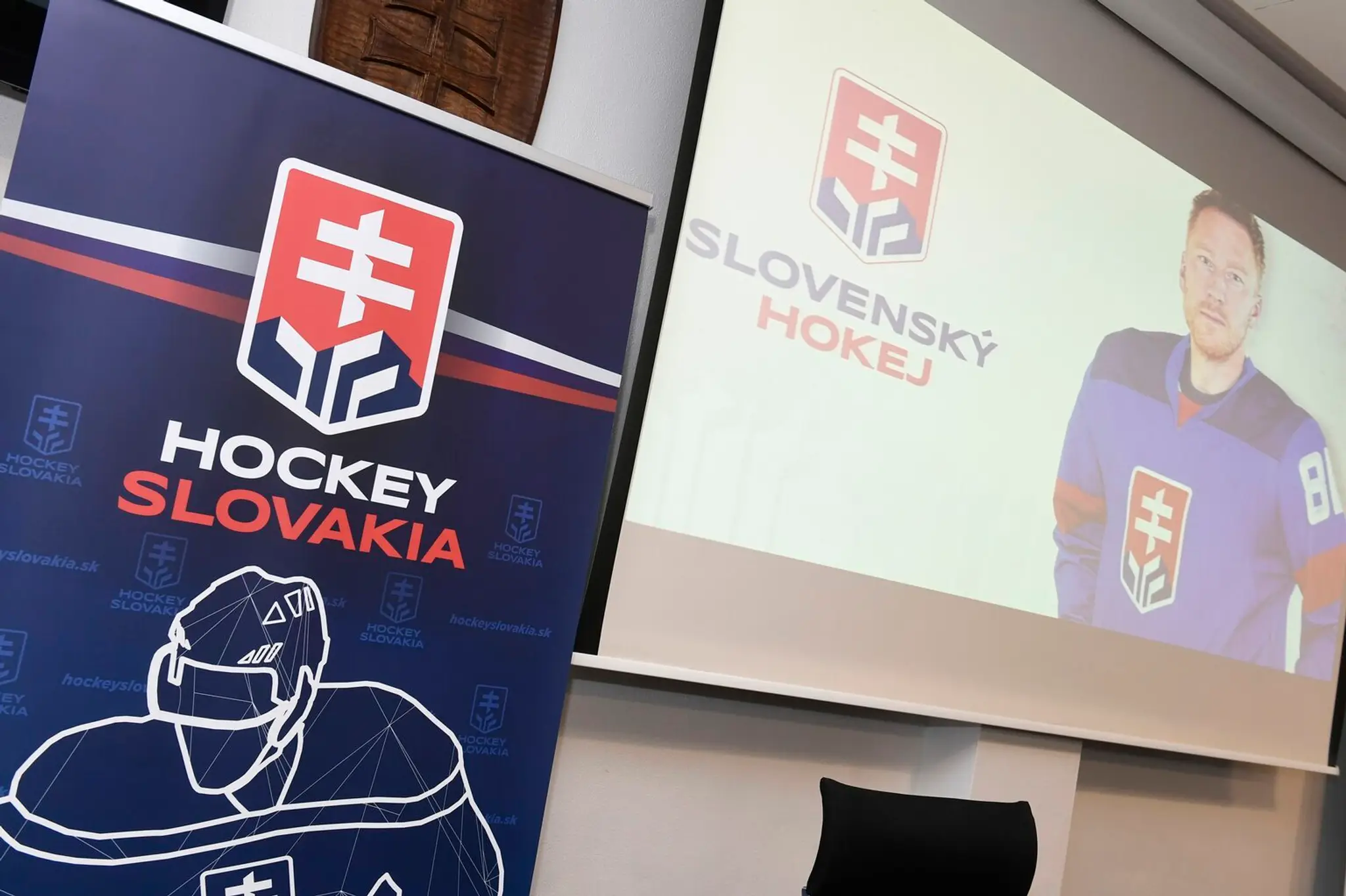 Tlačová konferencia SZĽH v Trenčíne pri predstavení nového projektu.