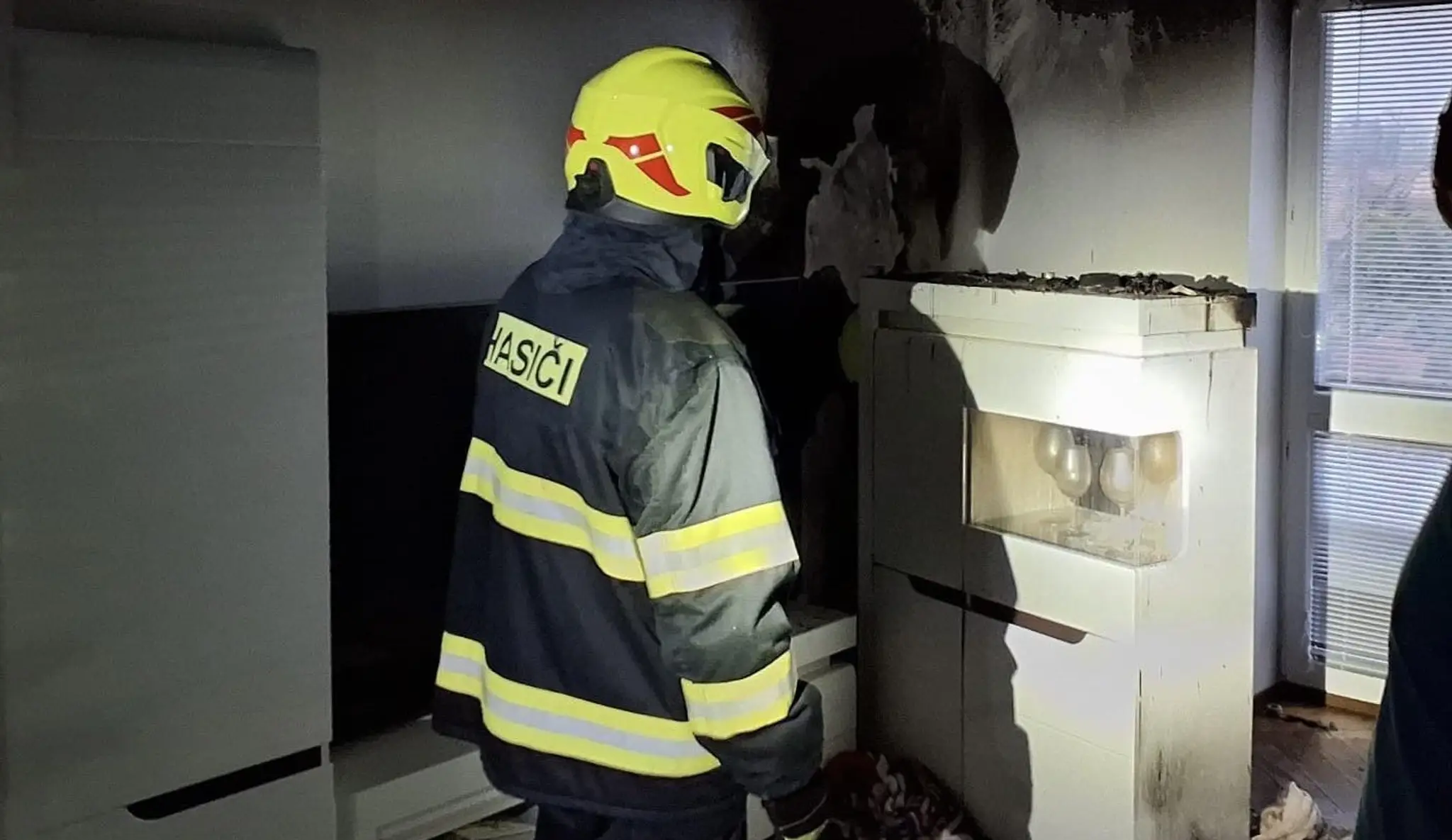 Požiar v obci Sobotište