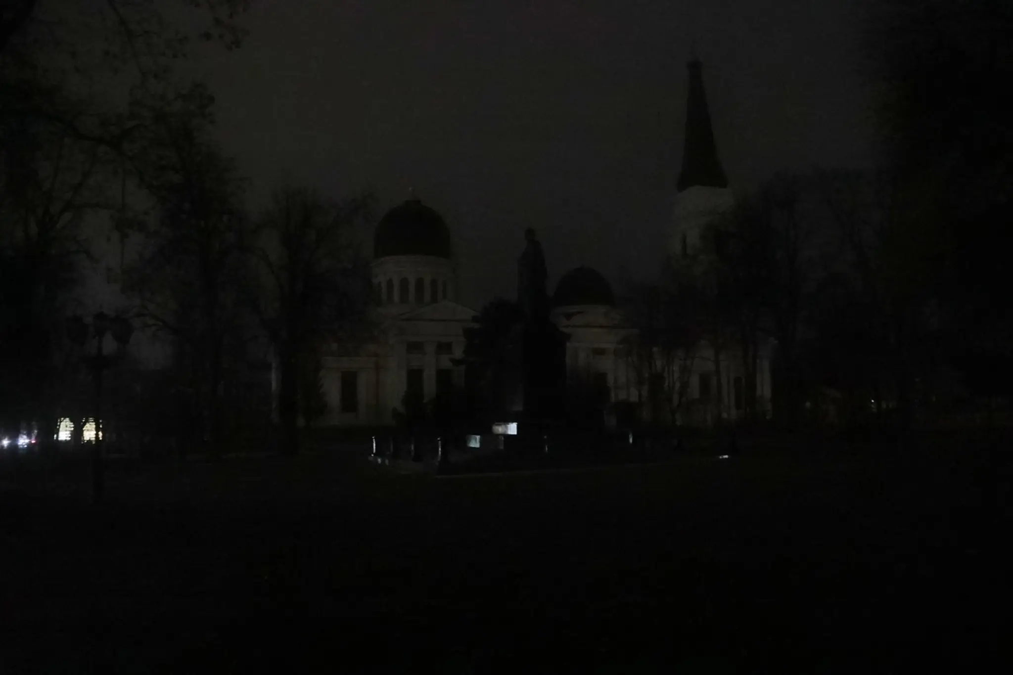 Zhasnutá Odesa.