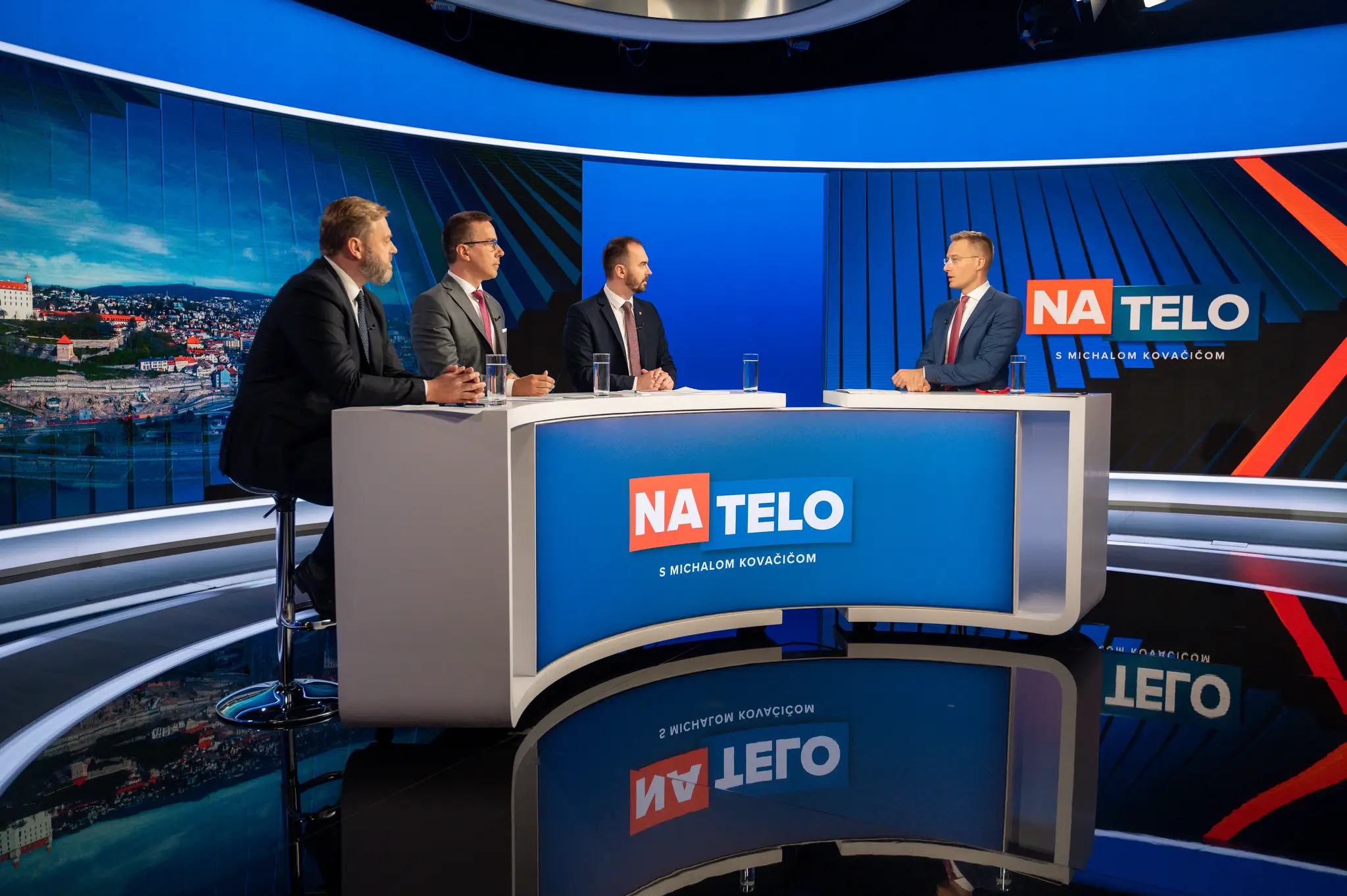 Erik Tomáš, Michal Šipoš a Juraj Krúpa v relácii Na telo.