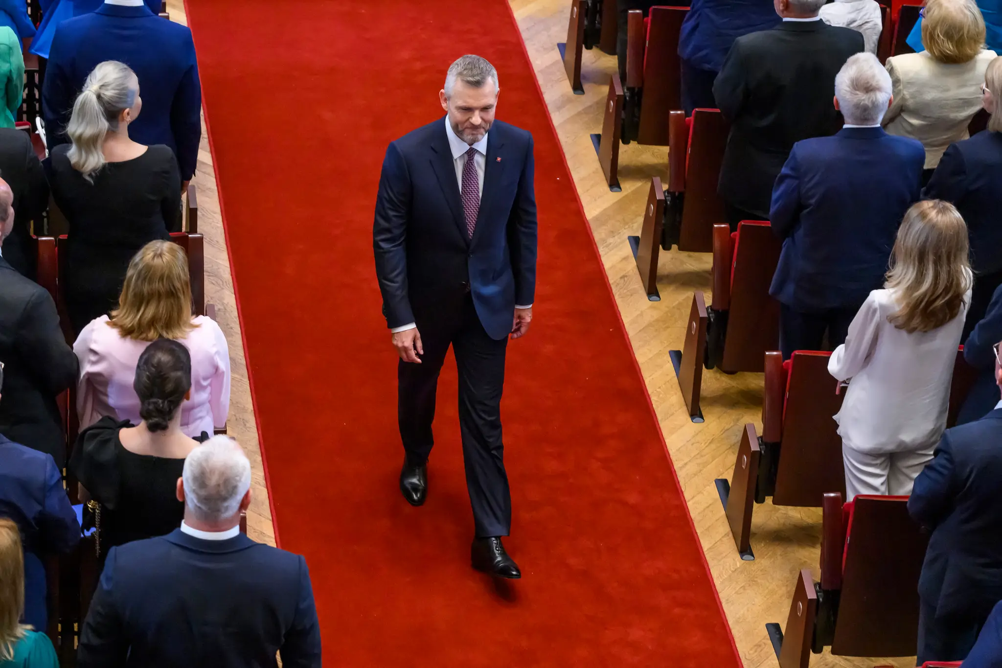 Peter Pellegrini počas inaugurácie.