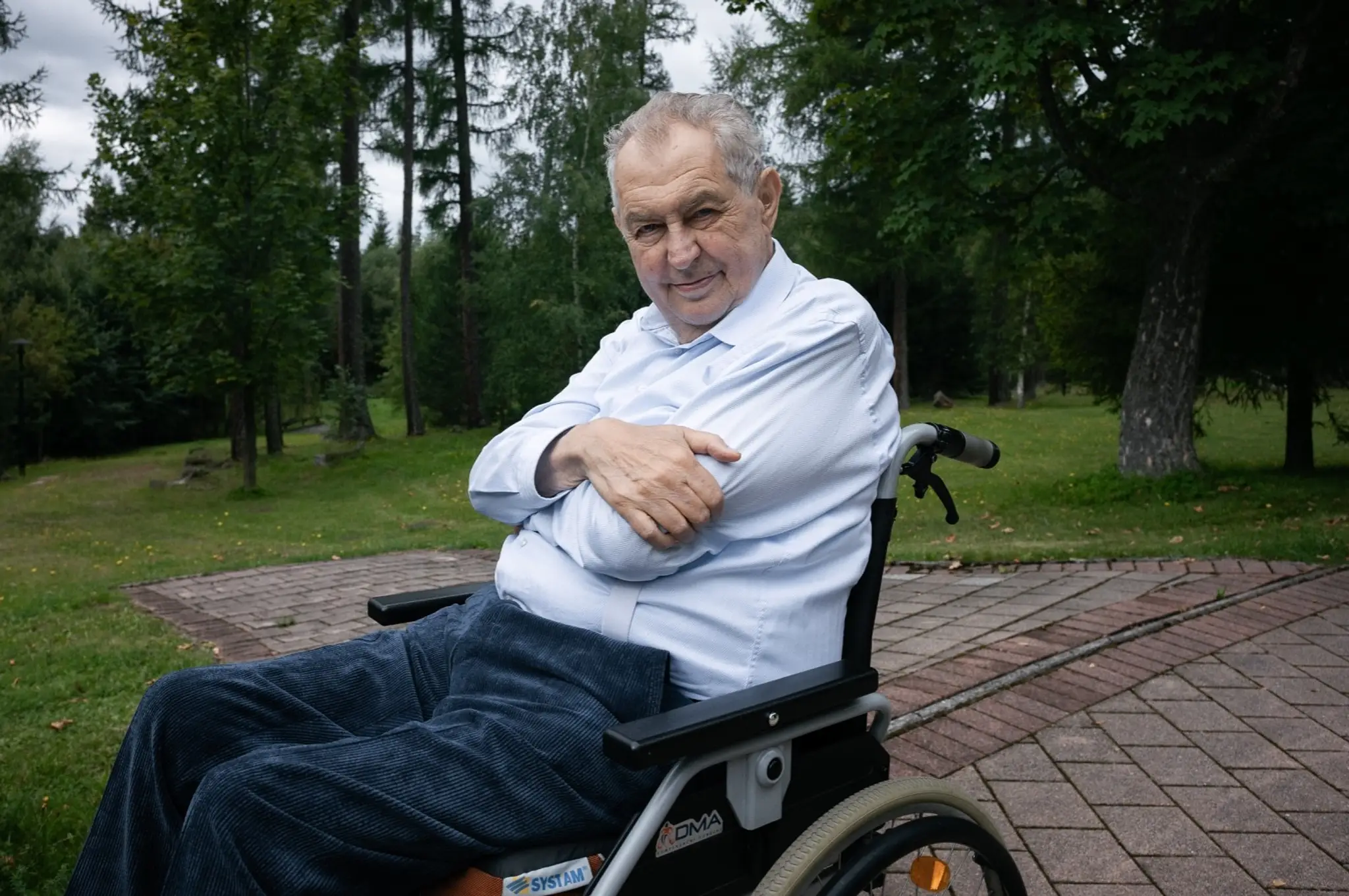 Bývalý český prezident Miloš Zeman dovolenkuje vo Vysokých Tatrách.