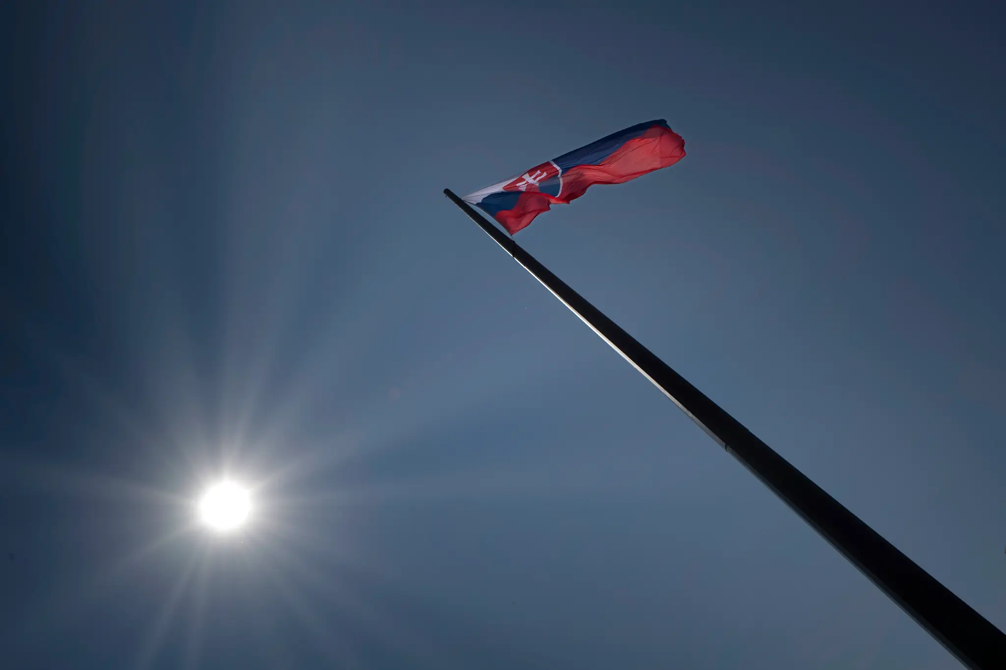 Stožiar so slovenskou vlajkou