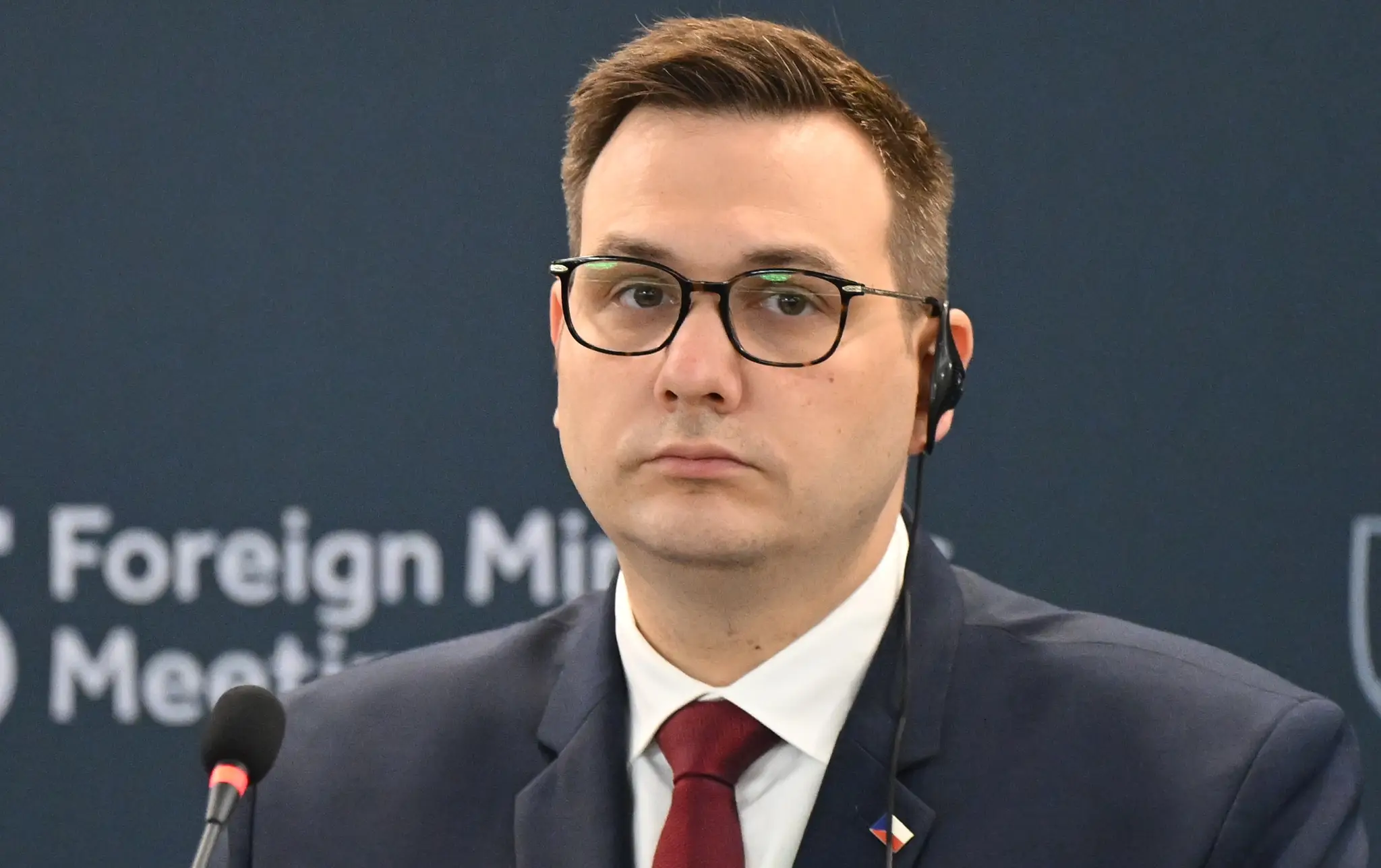 Šéf českej diplomacie Jan Lipavský.
