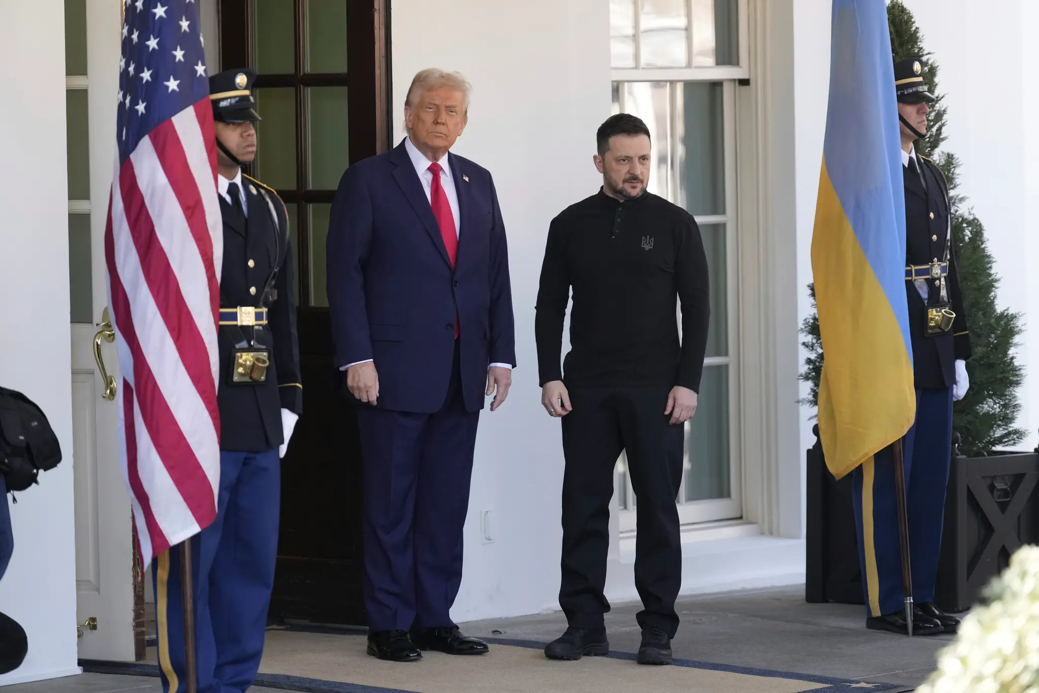Donald Trump a Volodymyr Zelenskyj