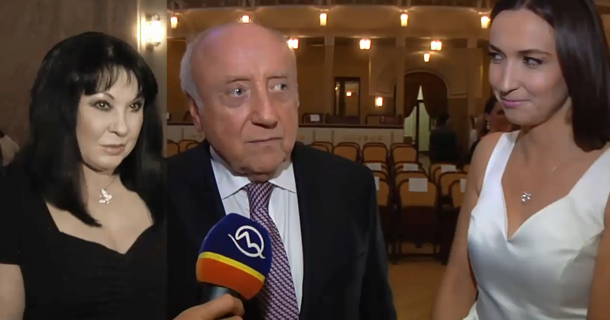 Felix Slováček s milenkou.