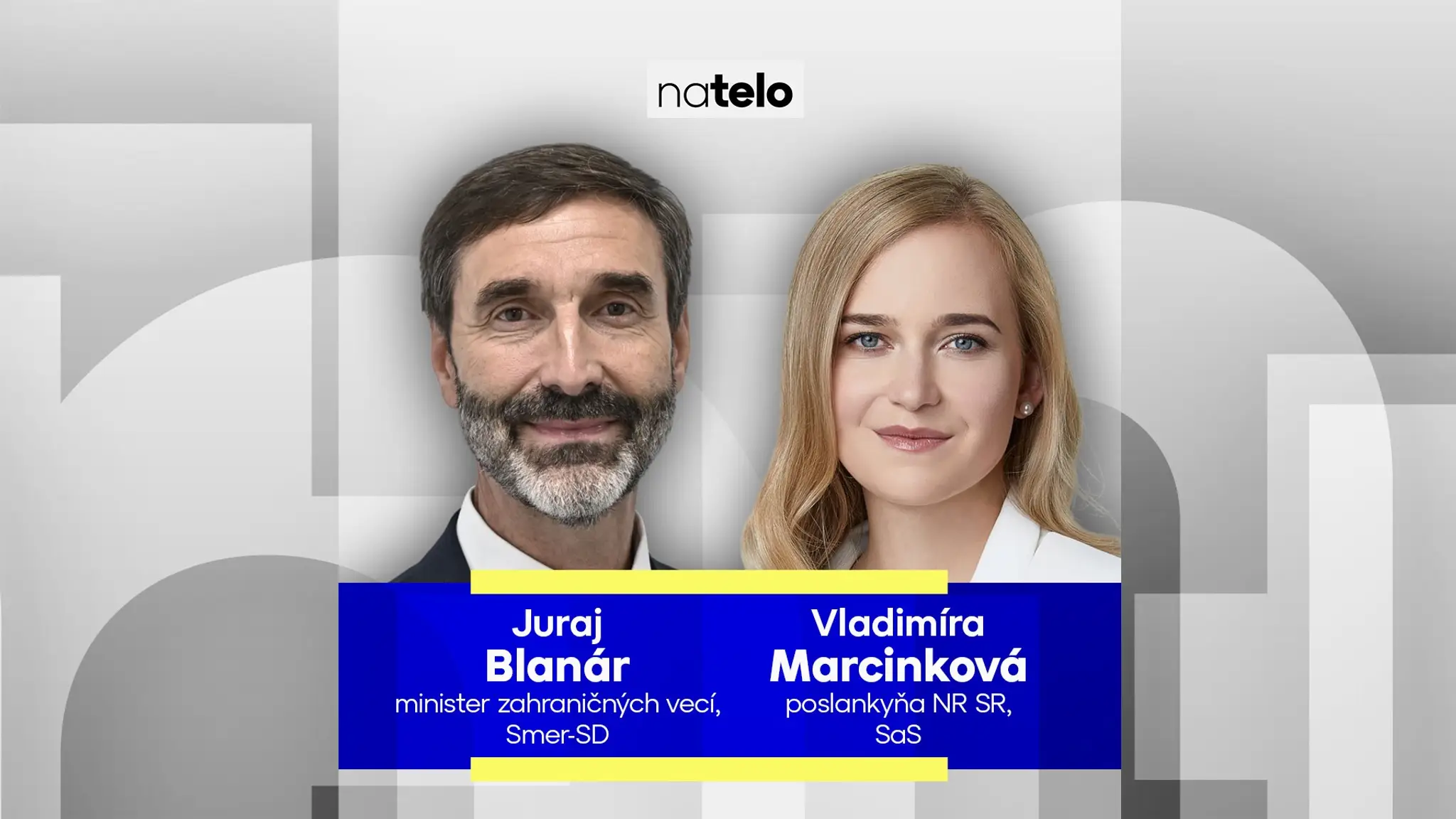 Hosťami relácie Na telo budú Juraj Blanár a Vladimíra Marcinková .