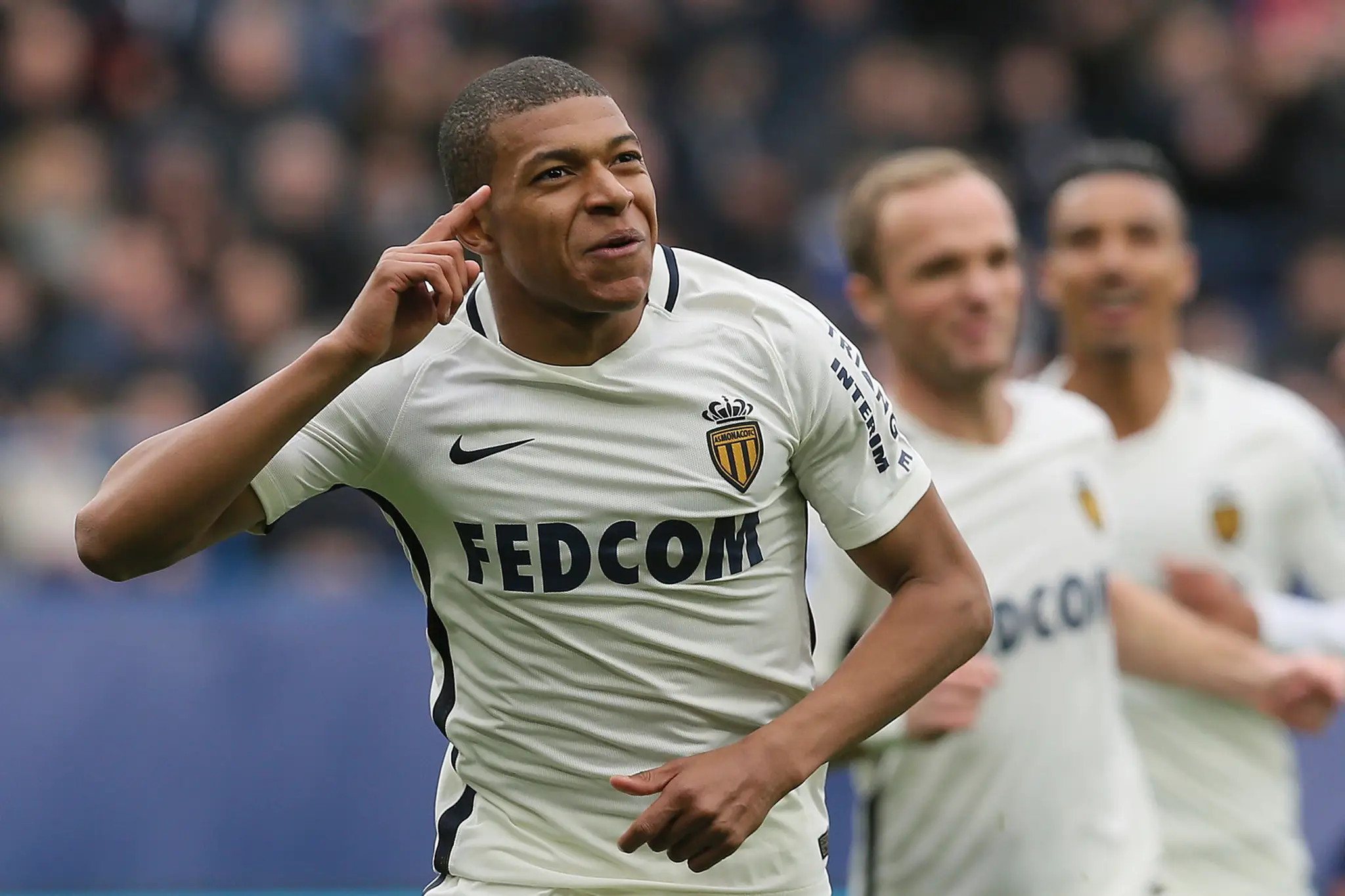 Kylian Mbappé z Monaca.