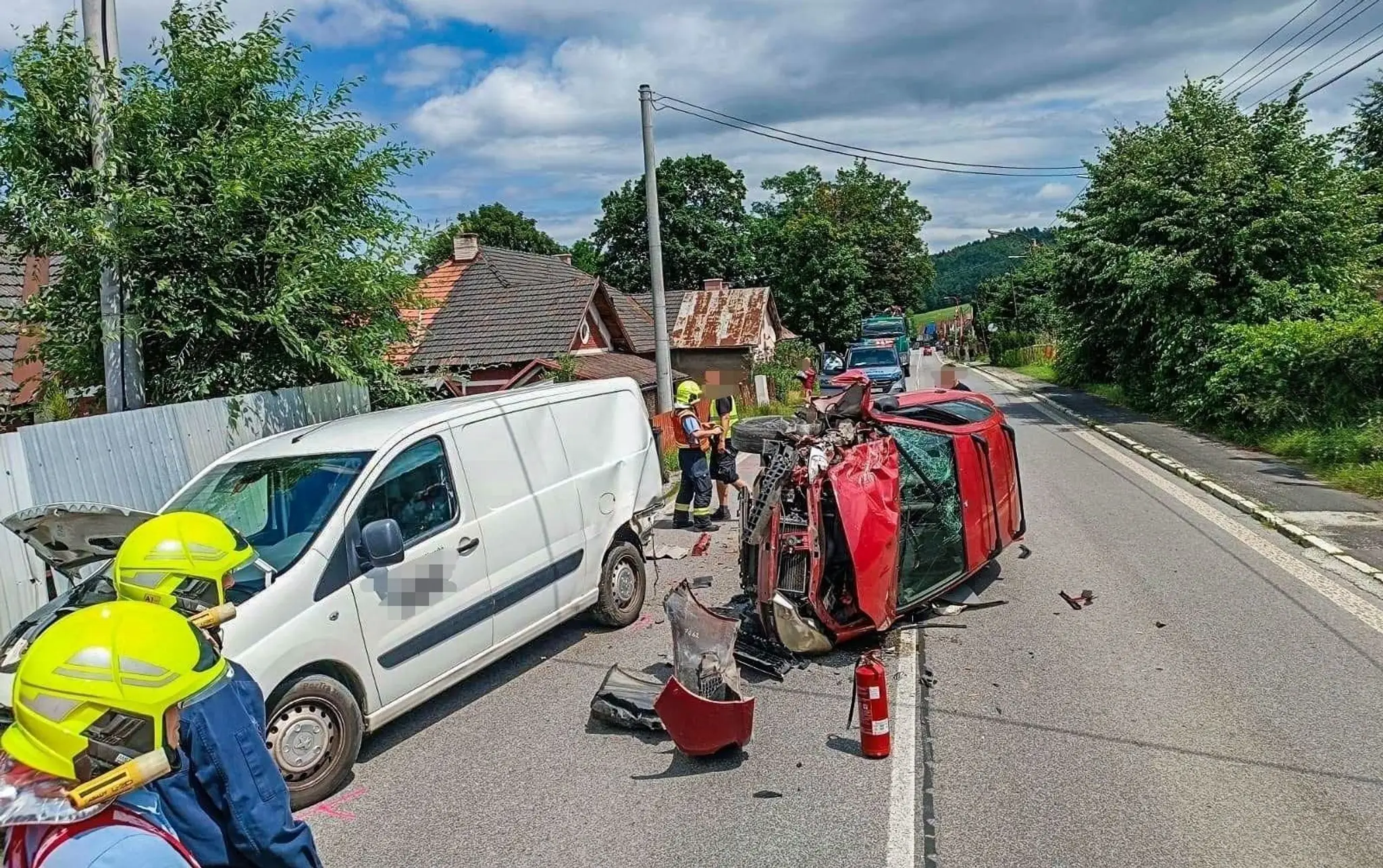 Dopravná nehoda v Krompachoch