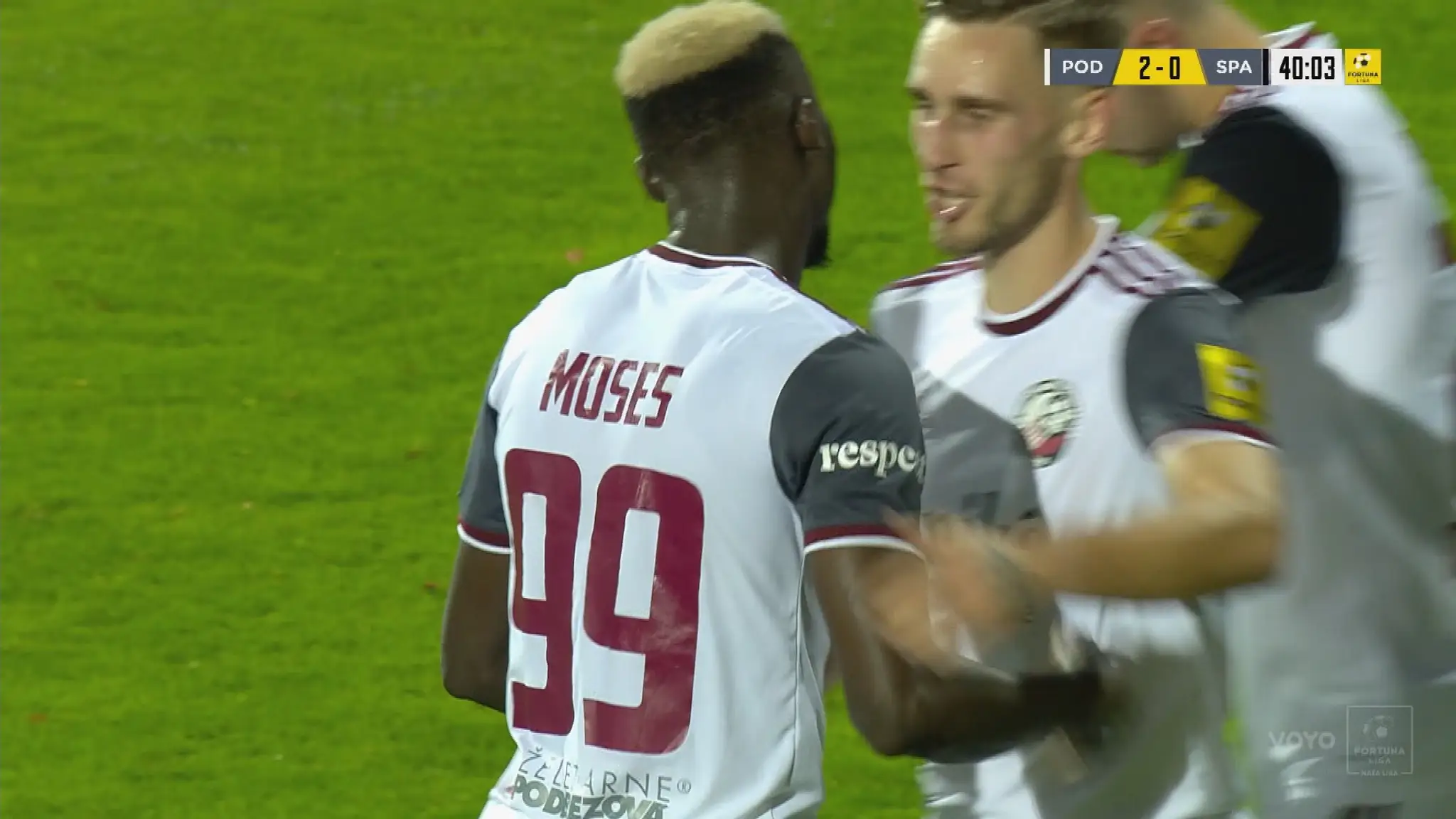 Futbalisti Podbrezovej.