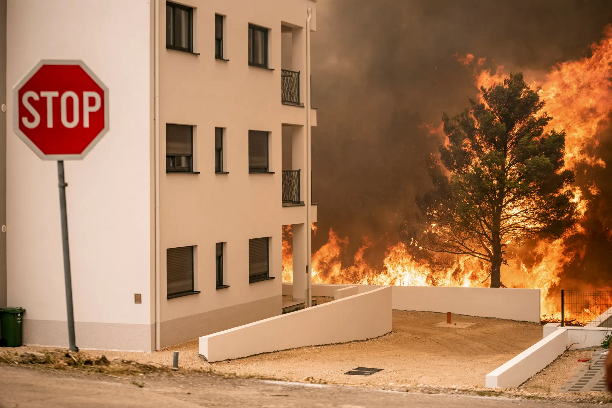 Požiar v Chorvátsku