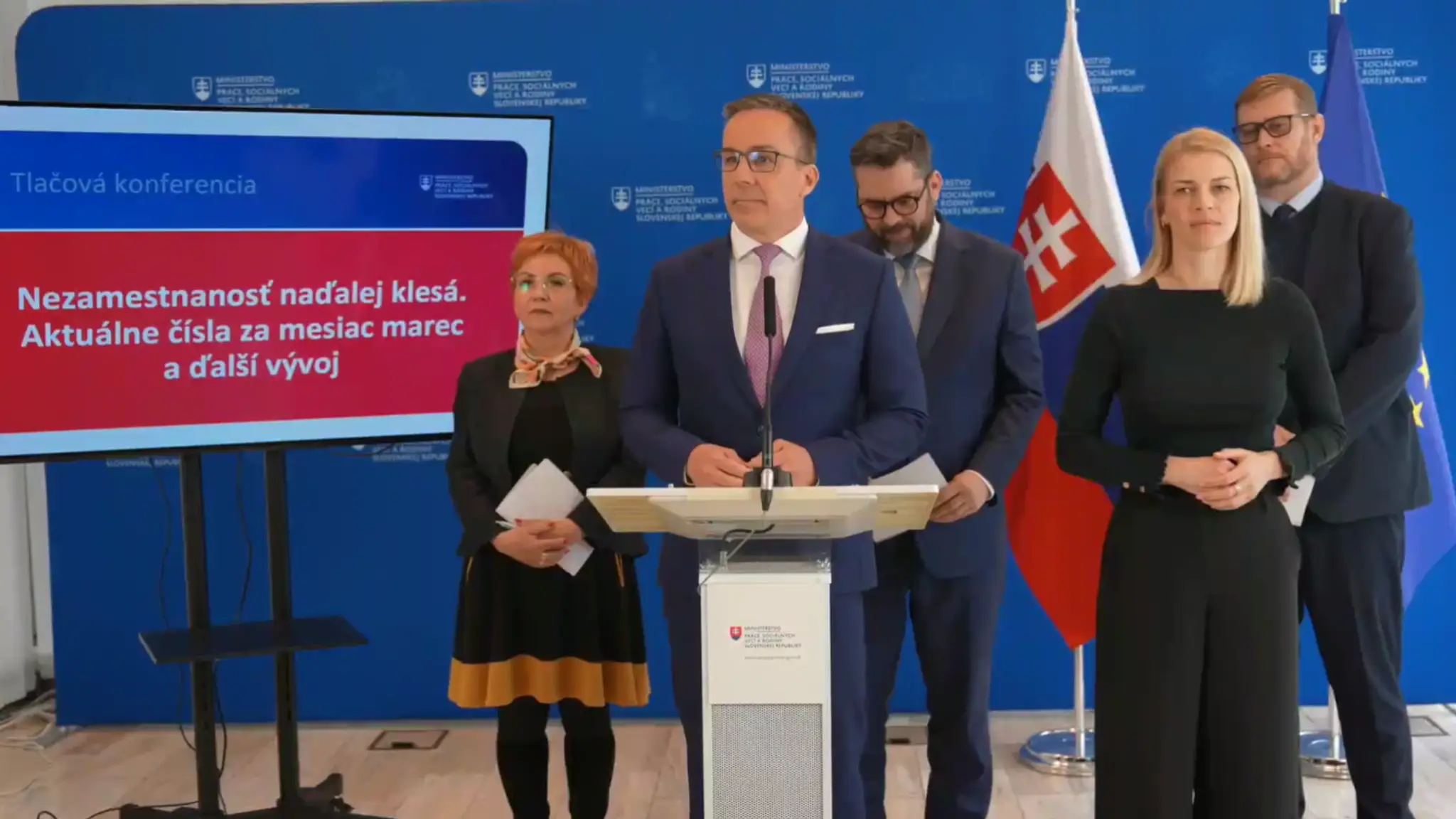 Minister práce Erik Tomáš