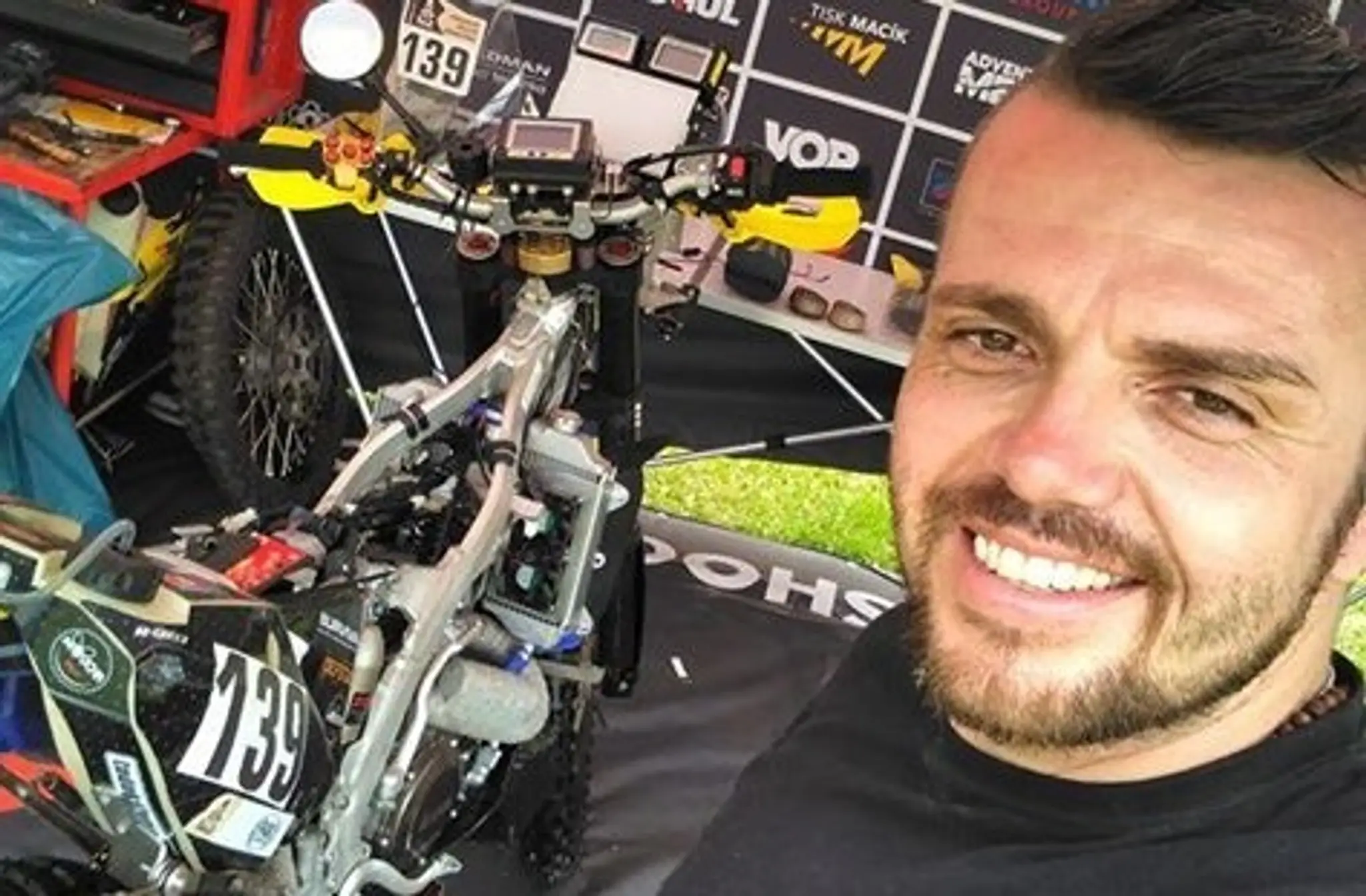 Lukáš Kvapil sa na Dakar veľmi tešil 