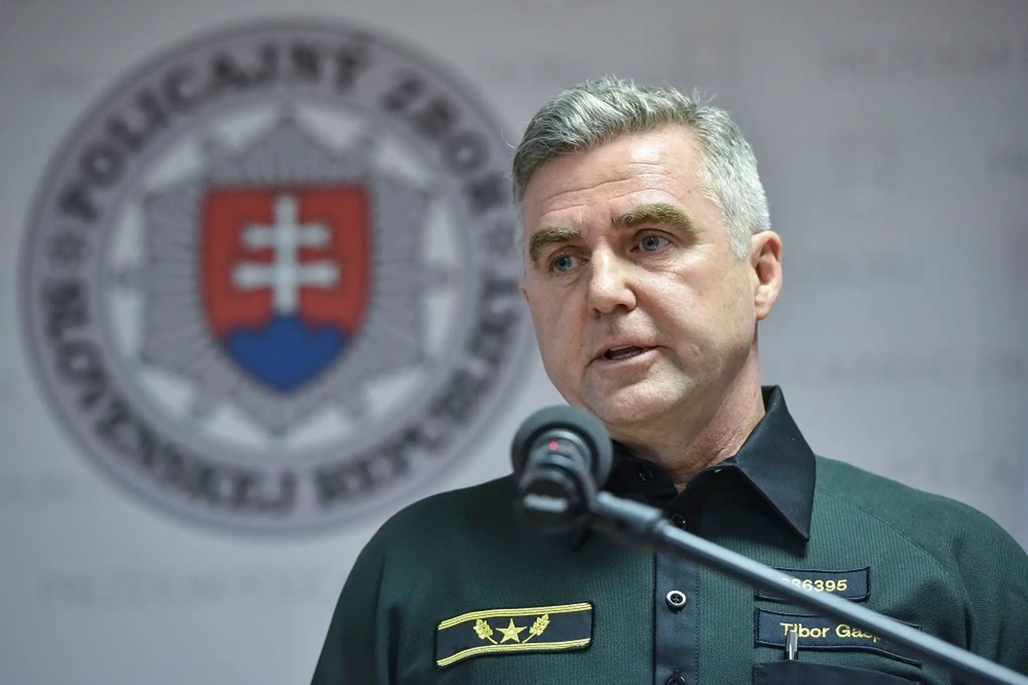 Policajný prezident Tibor Gašpar.