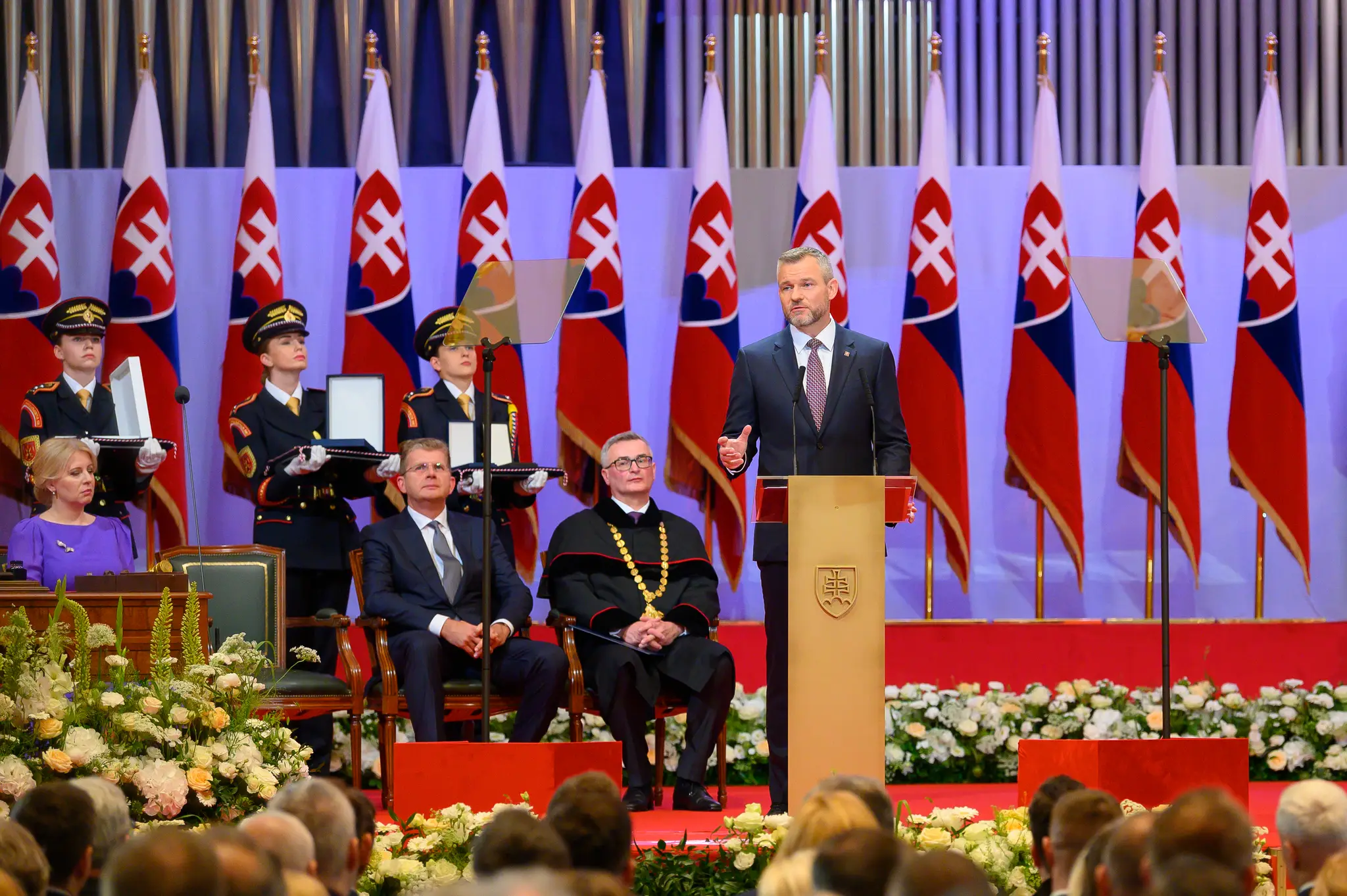 Inaugurácia prezidenta Petra Pellegriniho.