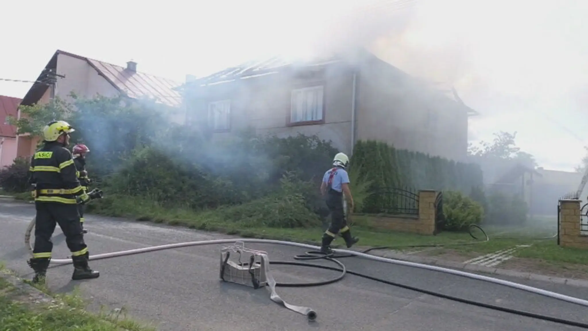 Požiar domu v Spišskej Teplici
