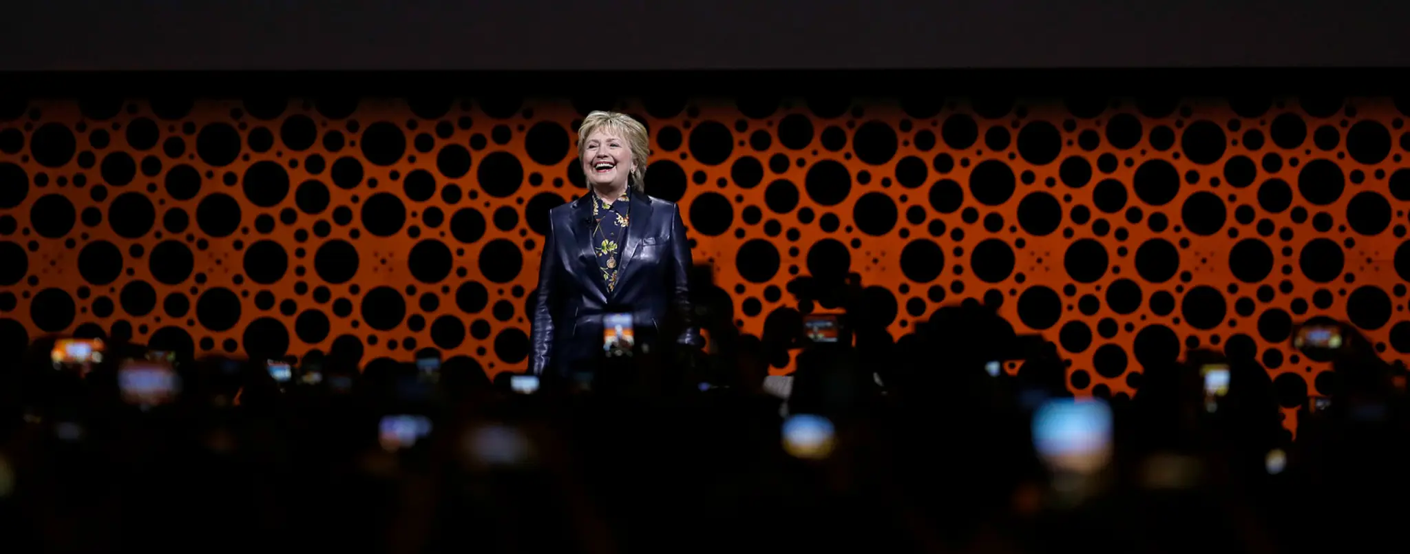 Bývalý americká ministerka zahraničných vecí Hillary Clintonová. 