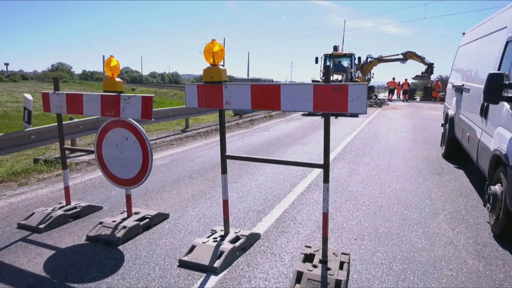 Uzavreté železničné priecestie