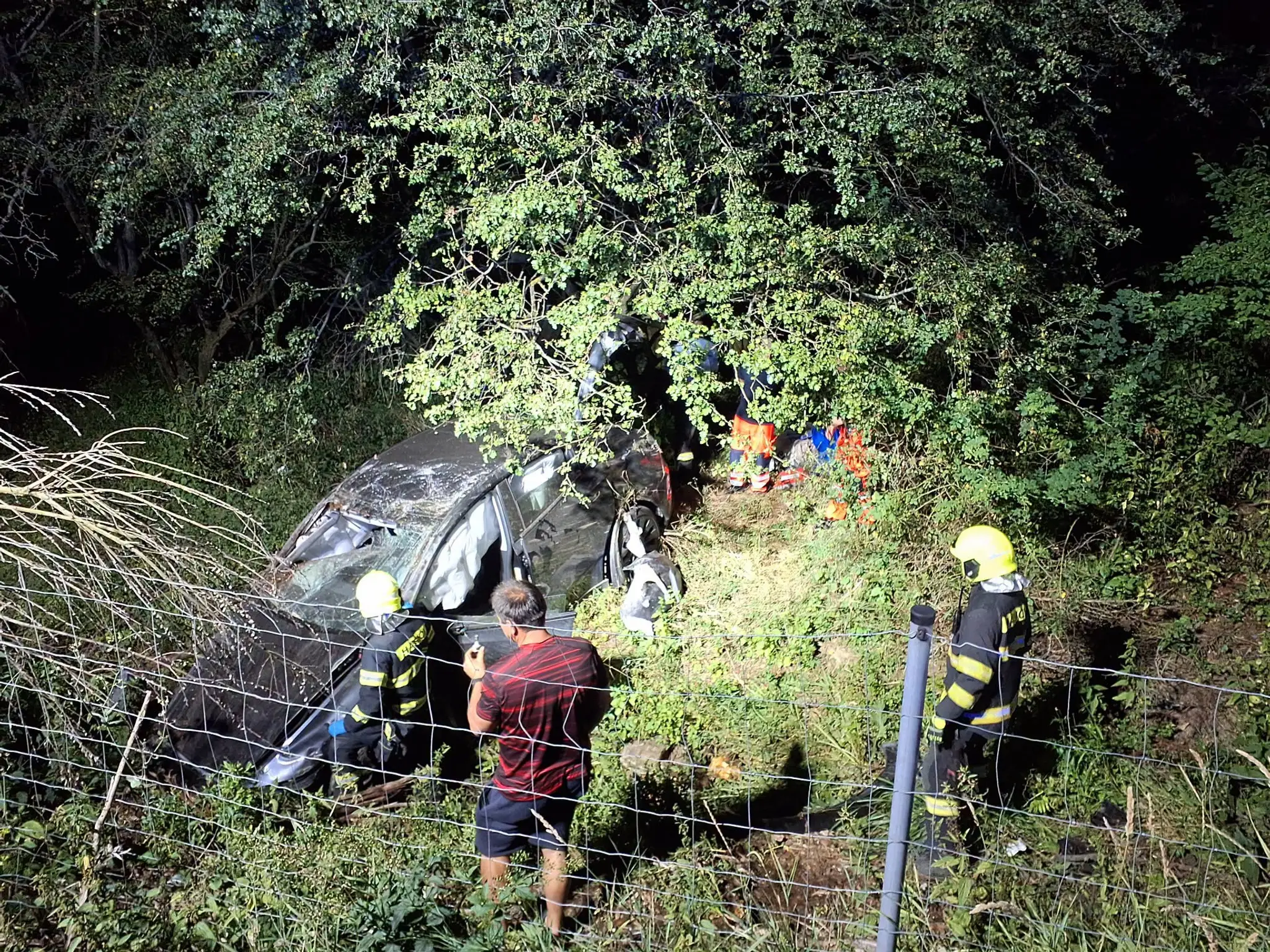 Nehoda na D1 v Liptovskom Mikuláši.