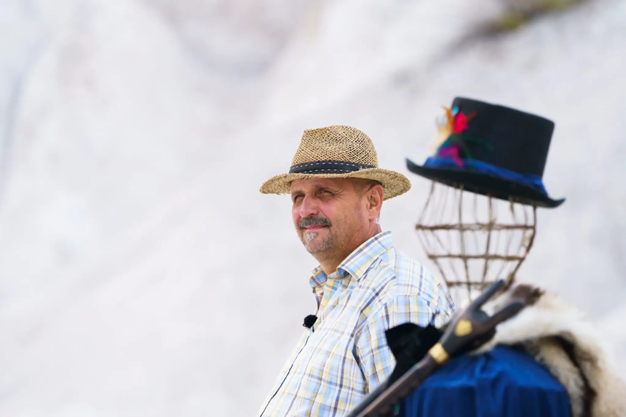 Hospodár Martin Bagar počas nakrúcania 17. série Farmy