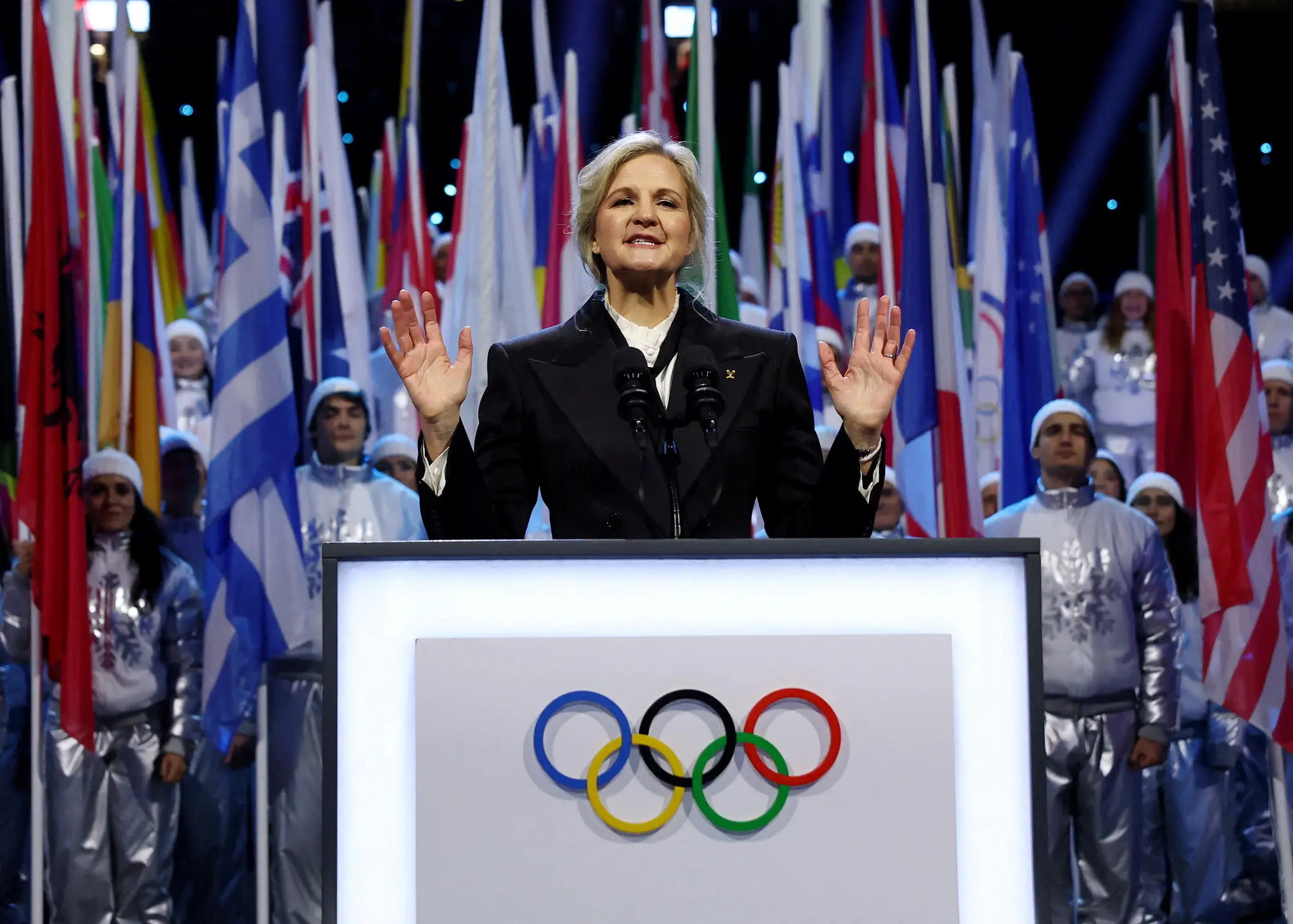 Prezidentka Medzinárodného olympijského výboru Kristy Coventryová.