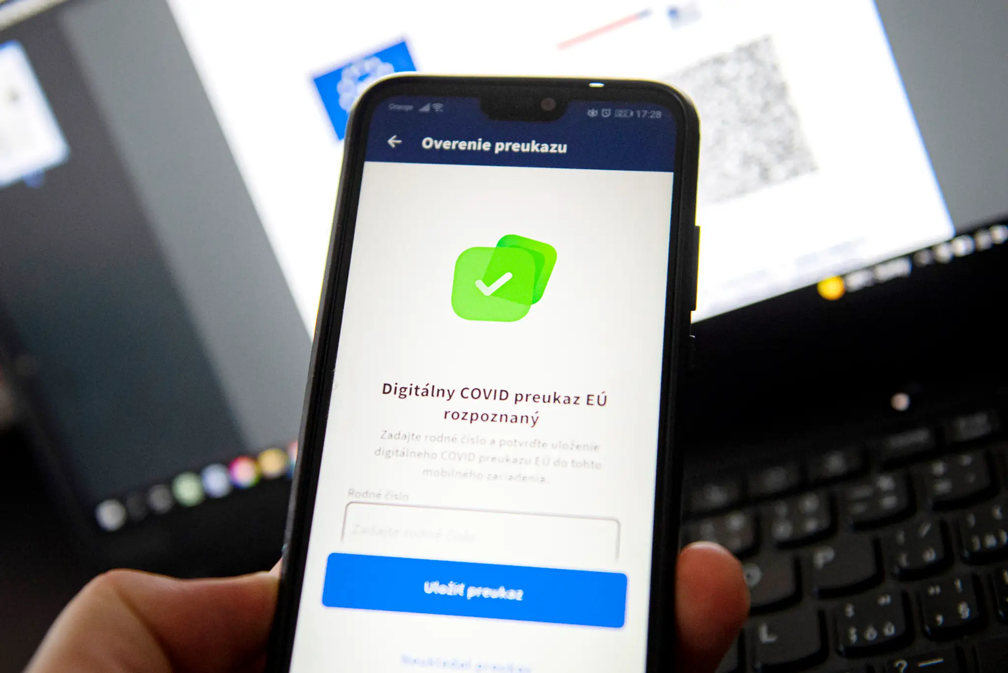 Digitálny covidpas.