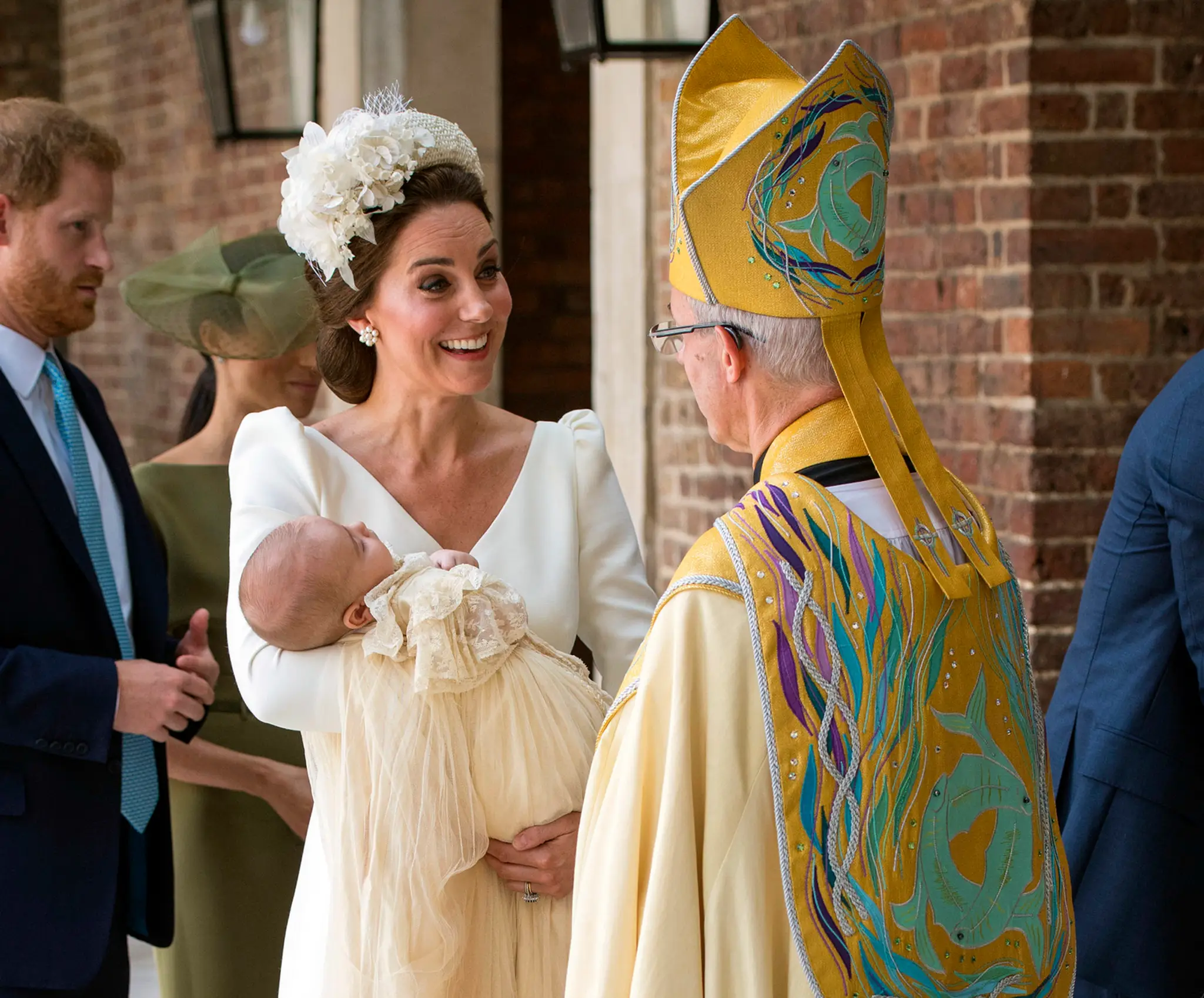 Kate Middleton s princom pred krstom.