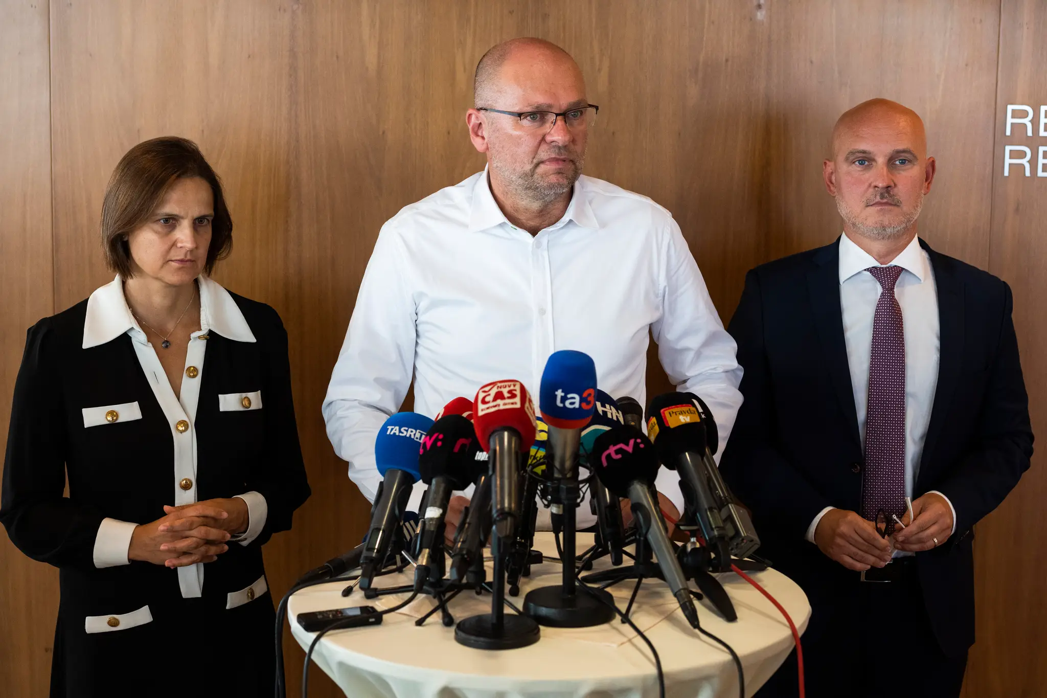 Mária Kolíková, Richard Sulík a Branislav Gröhling
