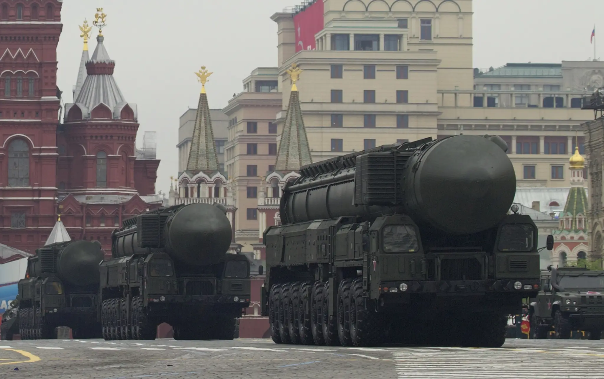 Ruské jadrové rakety Topoľ-M.