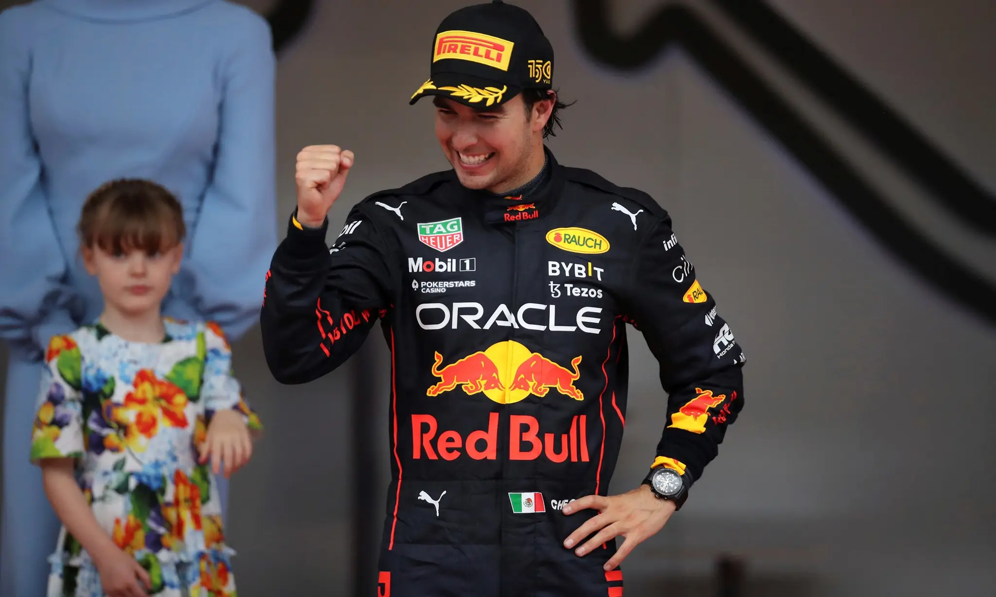 Na snímke mexický pilot formuly 1 Sergio Perez.