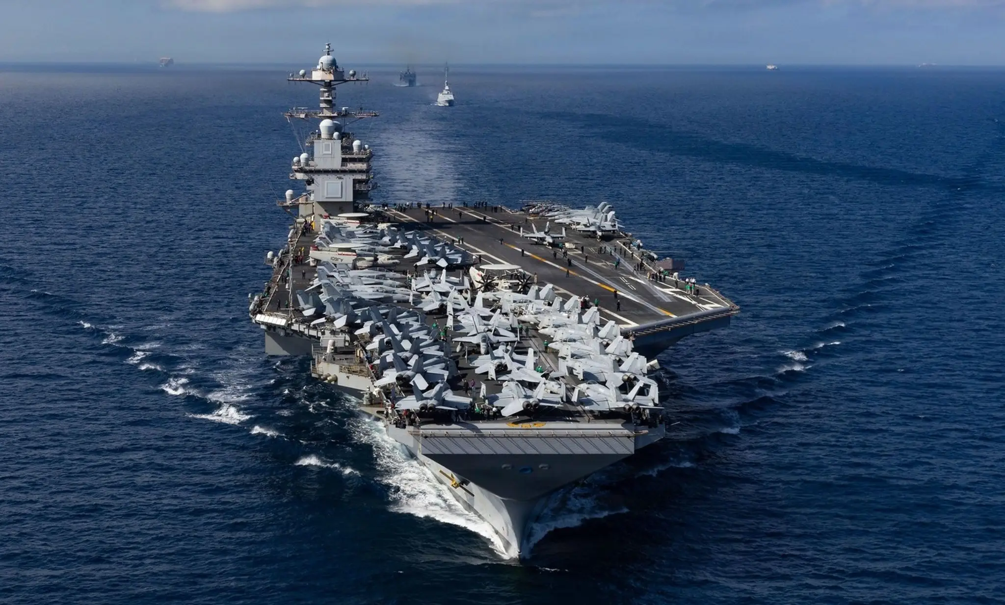 Lietadlová loď USS Gerald Ford.