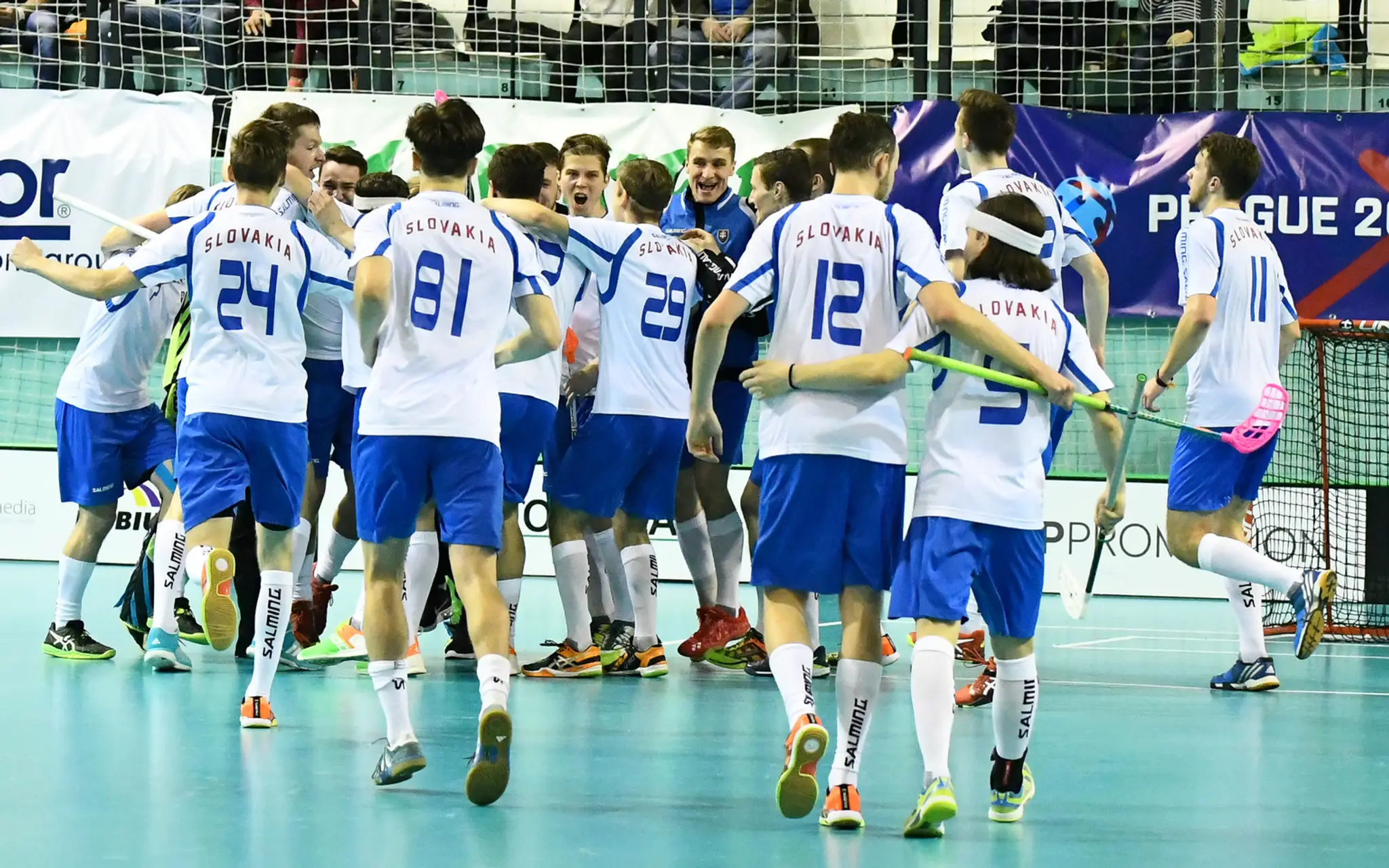Slovenskí florbaloví reprezentanti.