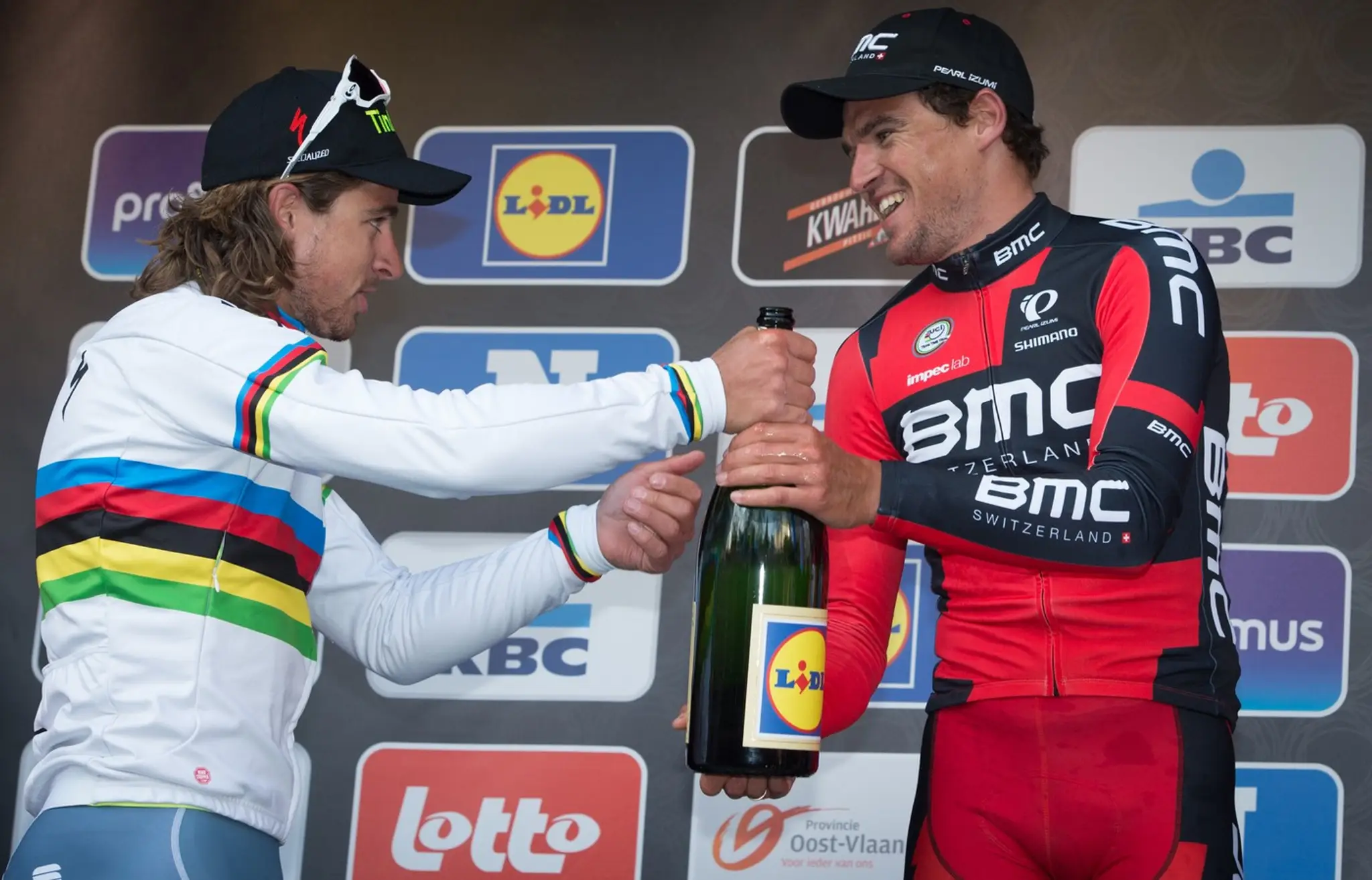 Peter Sagan a Greg Van Avermaet