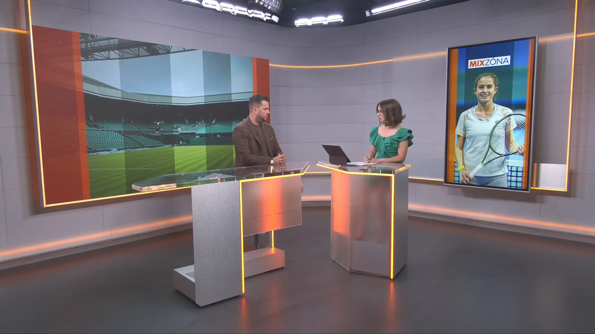 Dominik Kríž v štúdiu TN live.