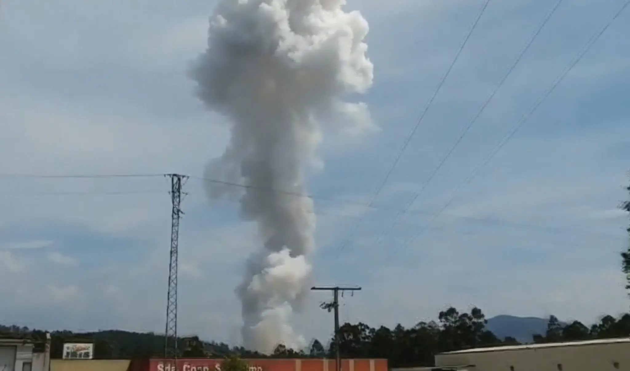 Výbuch pyrotechniky v Španielsku