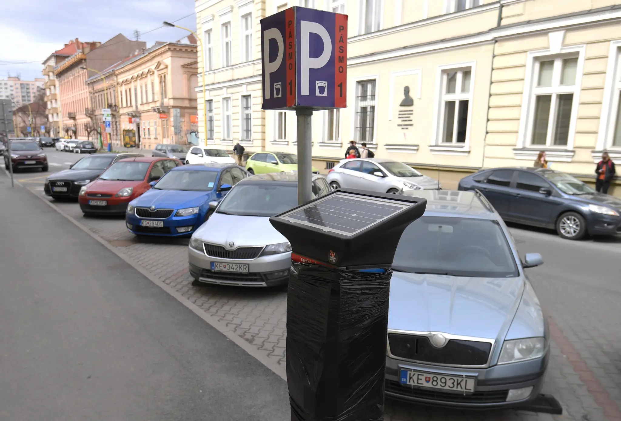 Parkovanie v Košiciach.