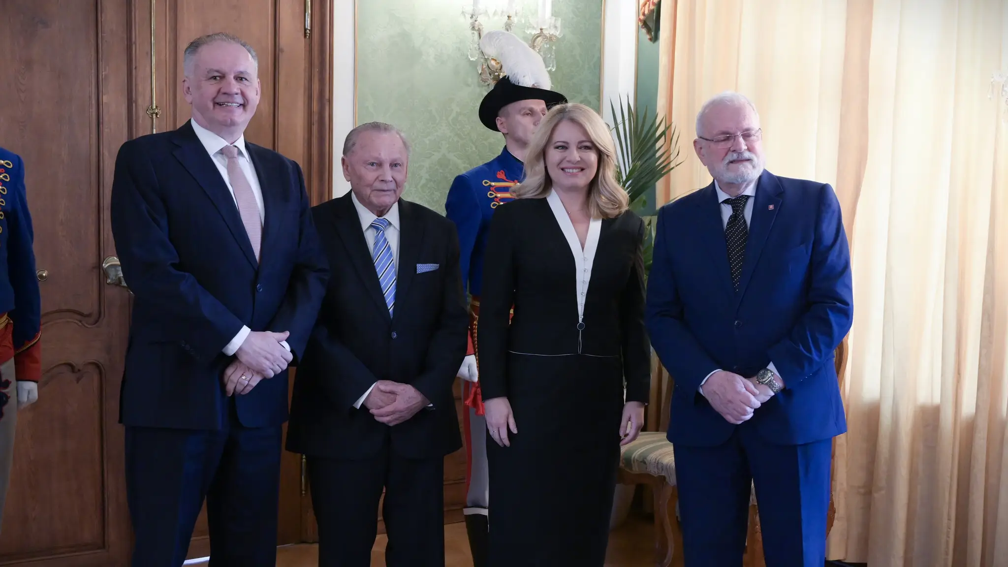 Obed v prezidentskom paláci. 