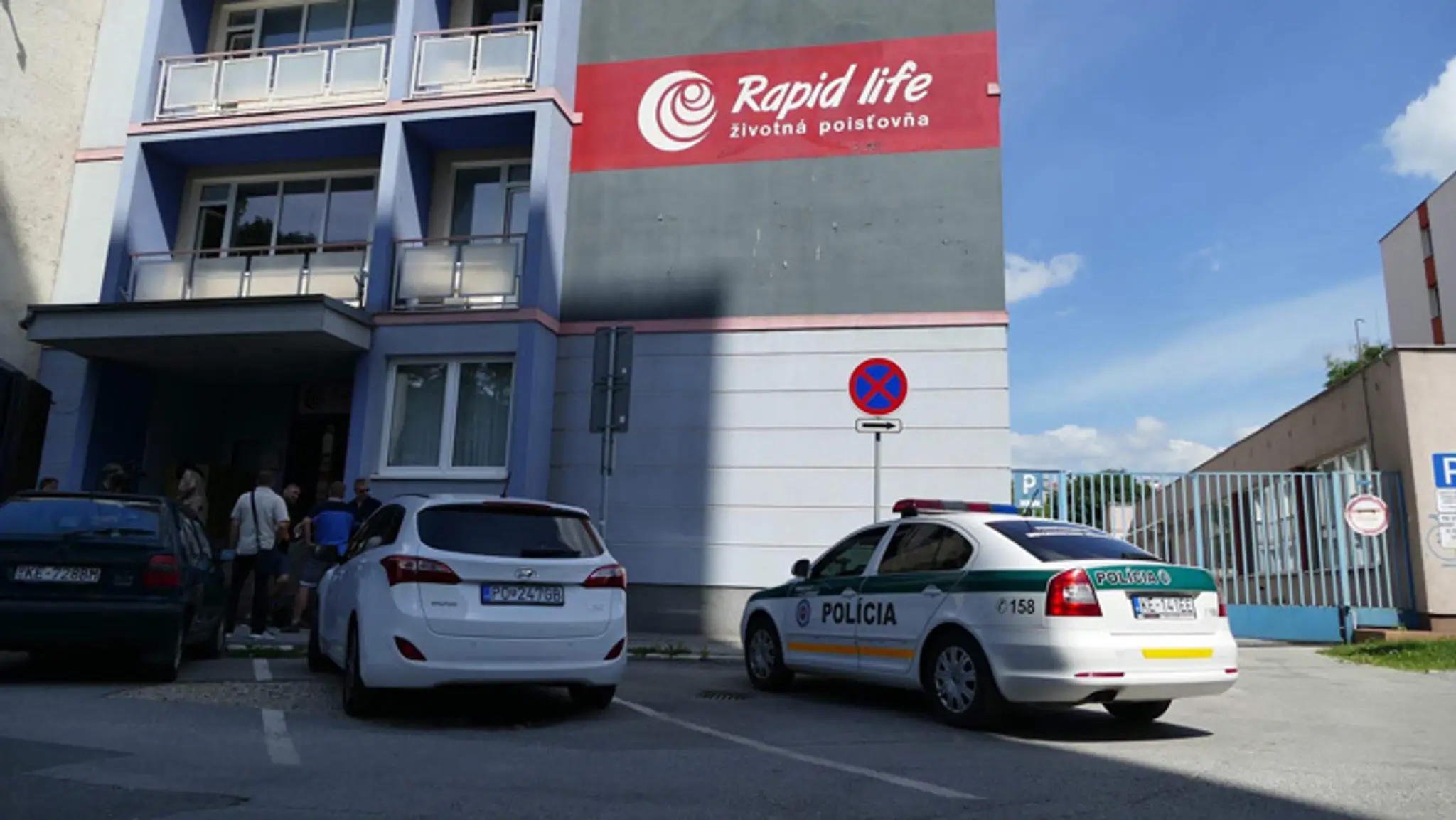 Sídlo Rapid life, v ktorom urobila NBS raziu.