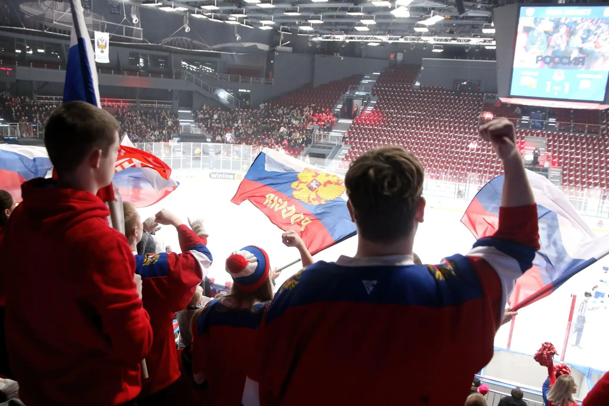 Ruskí hokejoví fanúšikovia