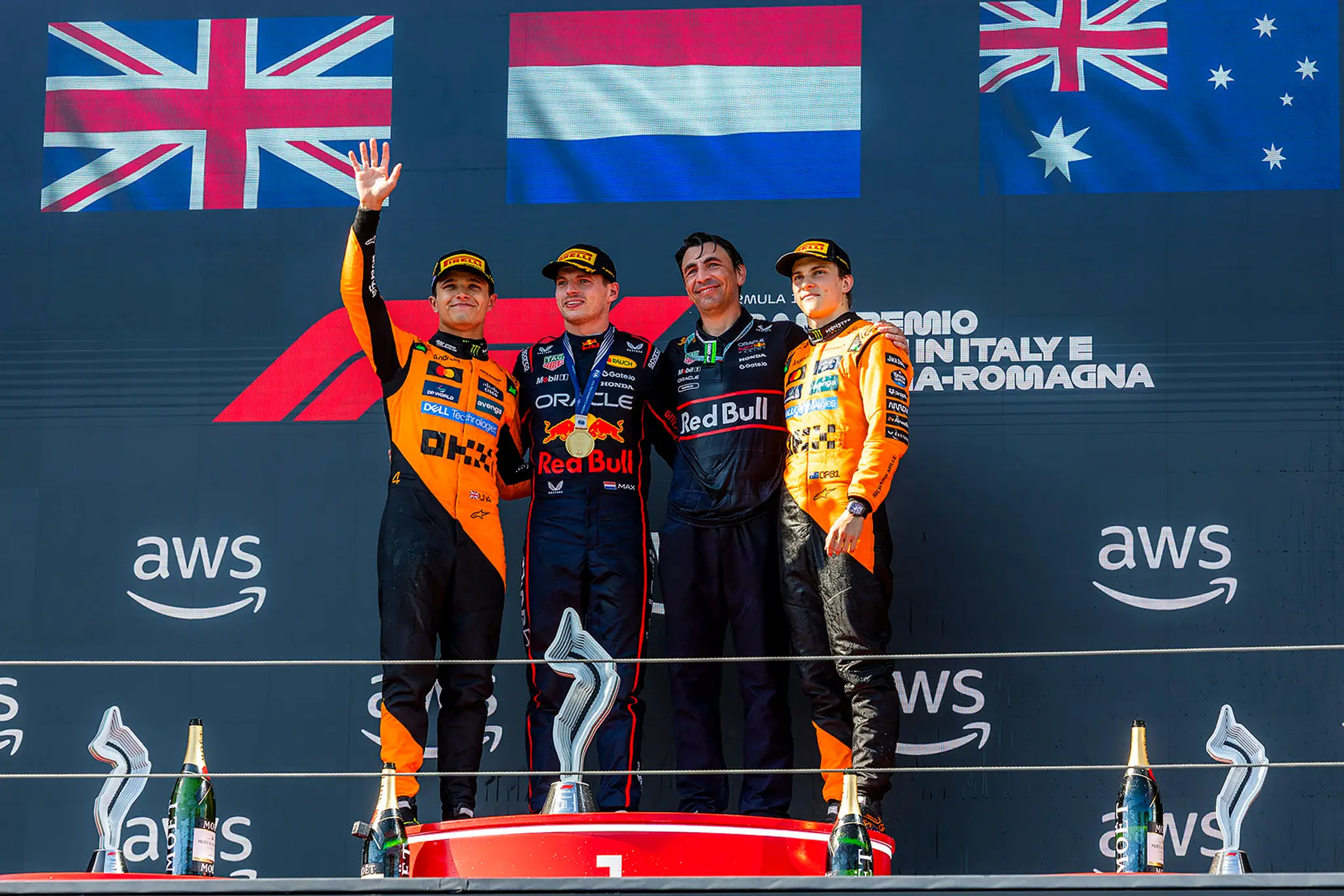 FOTO: Budúcnosť pretekov v Imole je nejasná, Ferrari prežilo ďalšie veľké sklamanie. Verstappen oslavoval