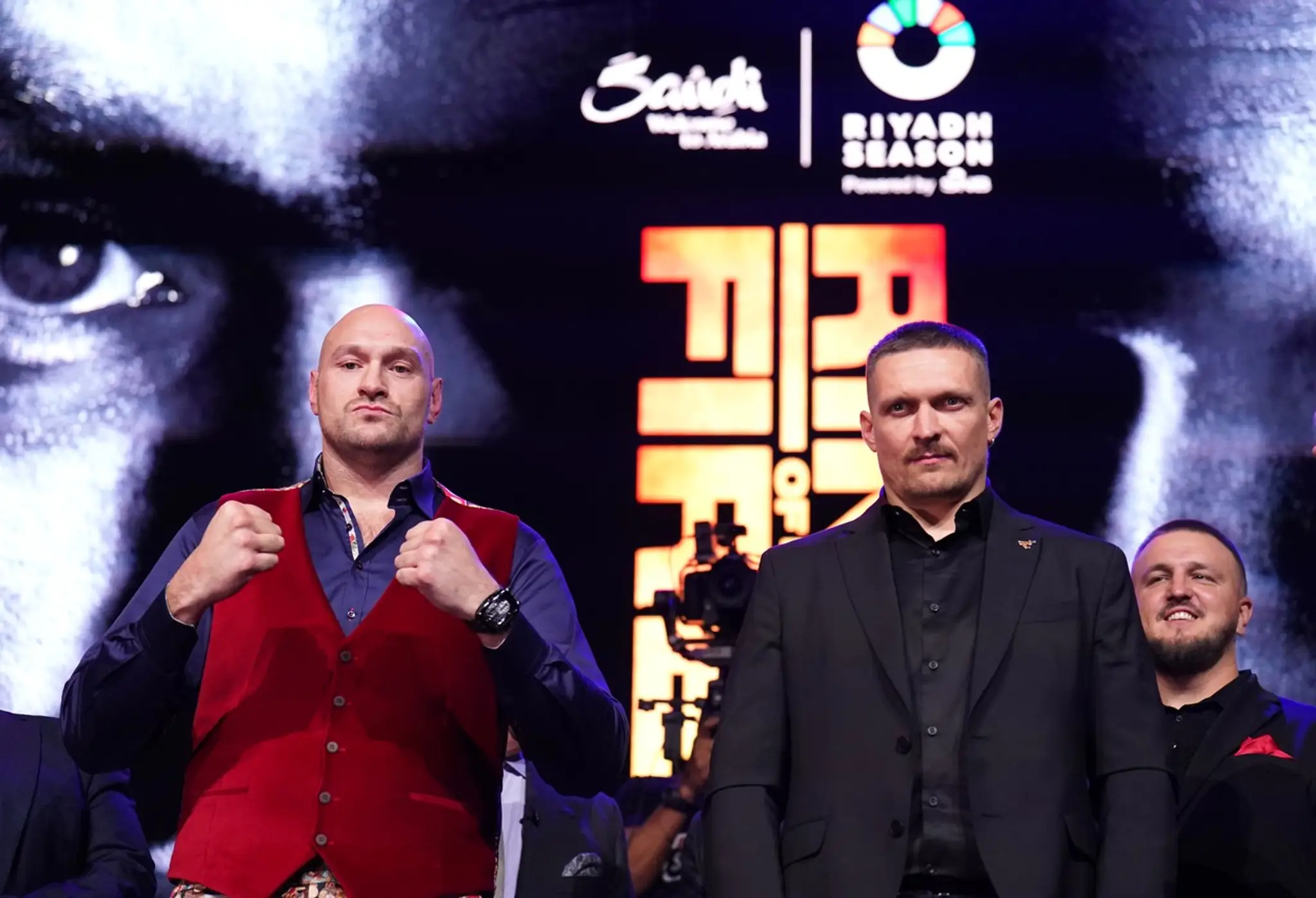 Tyson Fury a Olexander Usyk.