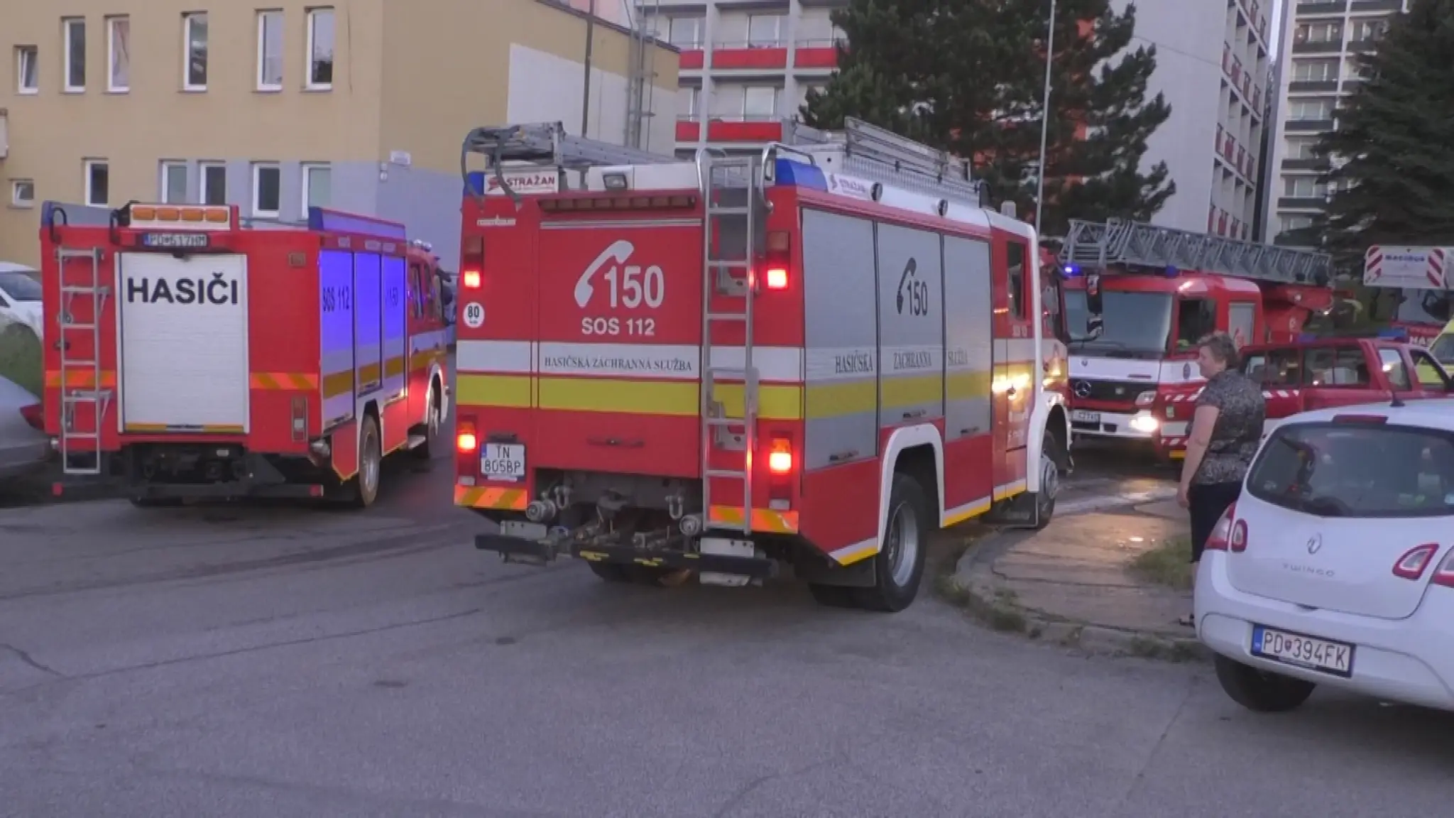 Požiar v Handlovej