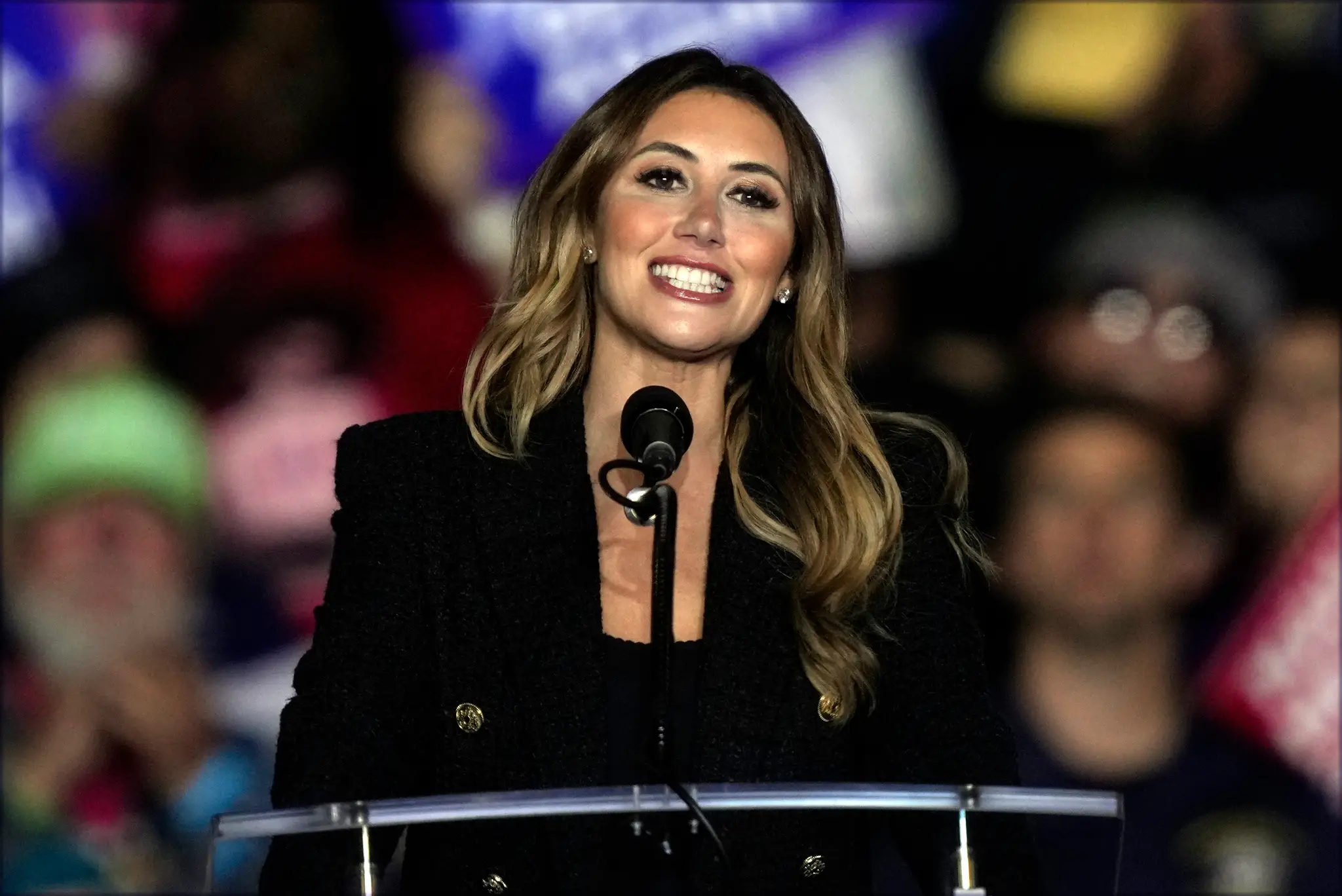 Na archívnej snímke Alina Habbová, ktorá bude pôsobiť ako Trumpova poradkyňa.