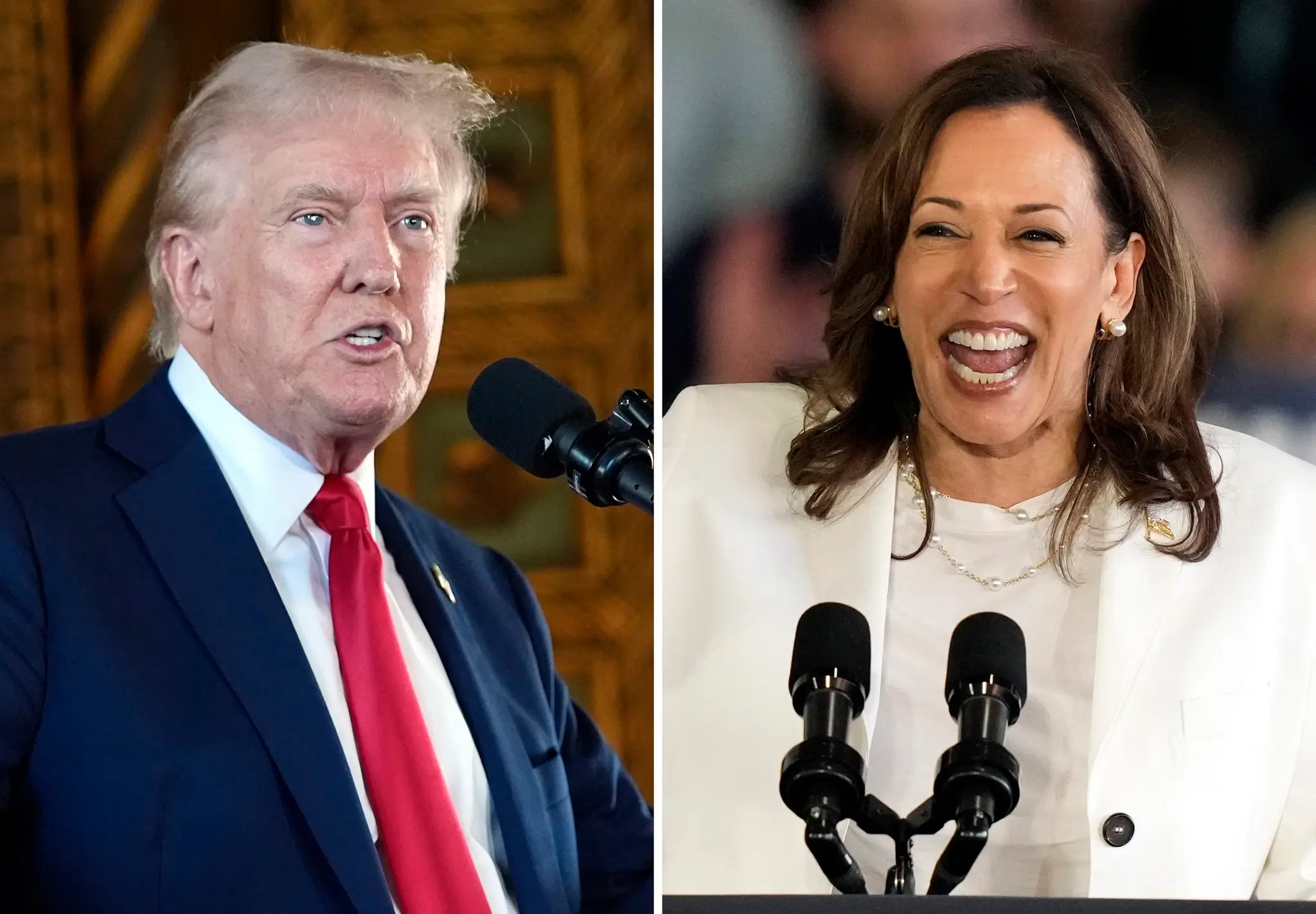 Donald Trump a Kamala Harrisová