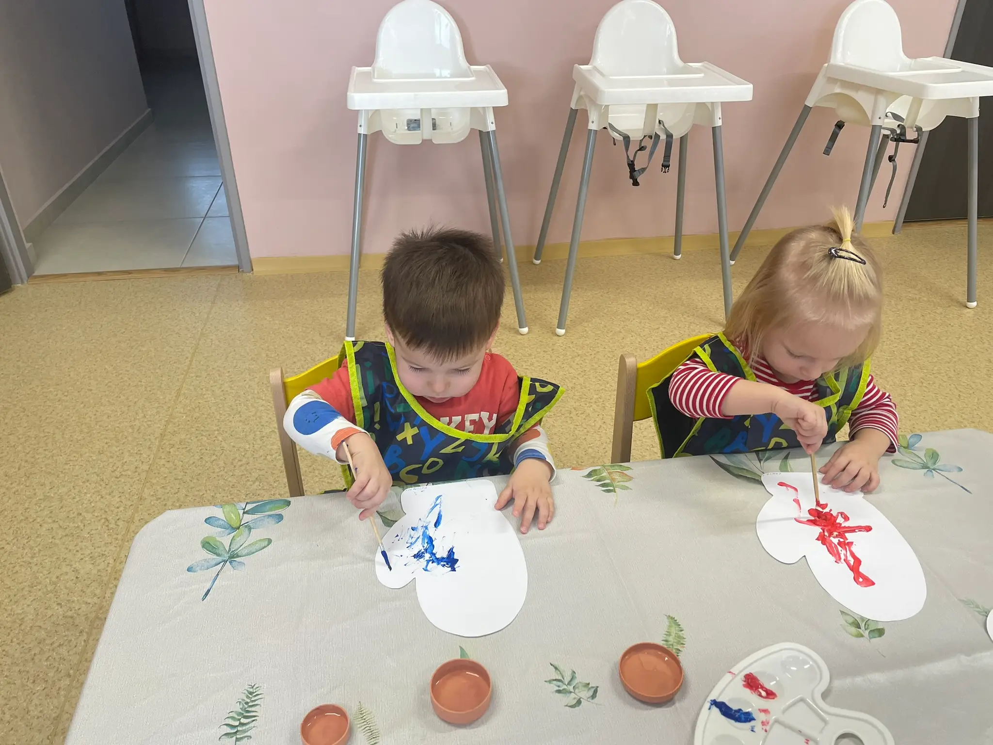 Deti v mestských jasliach v Prievidzi